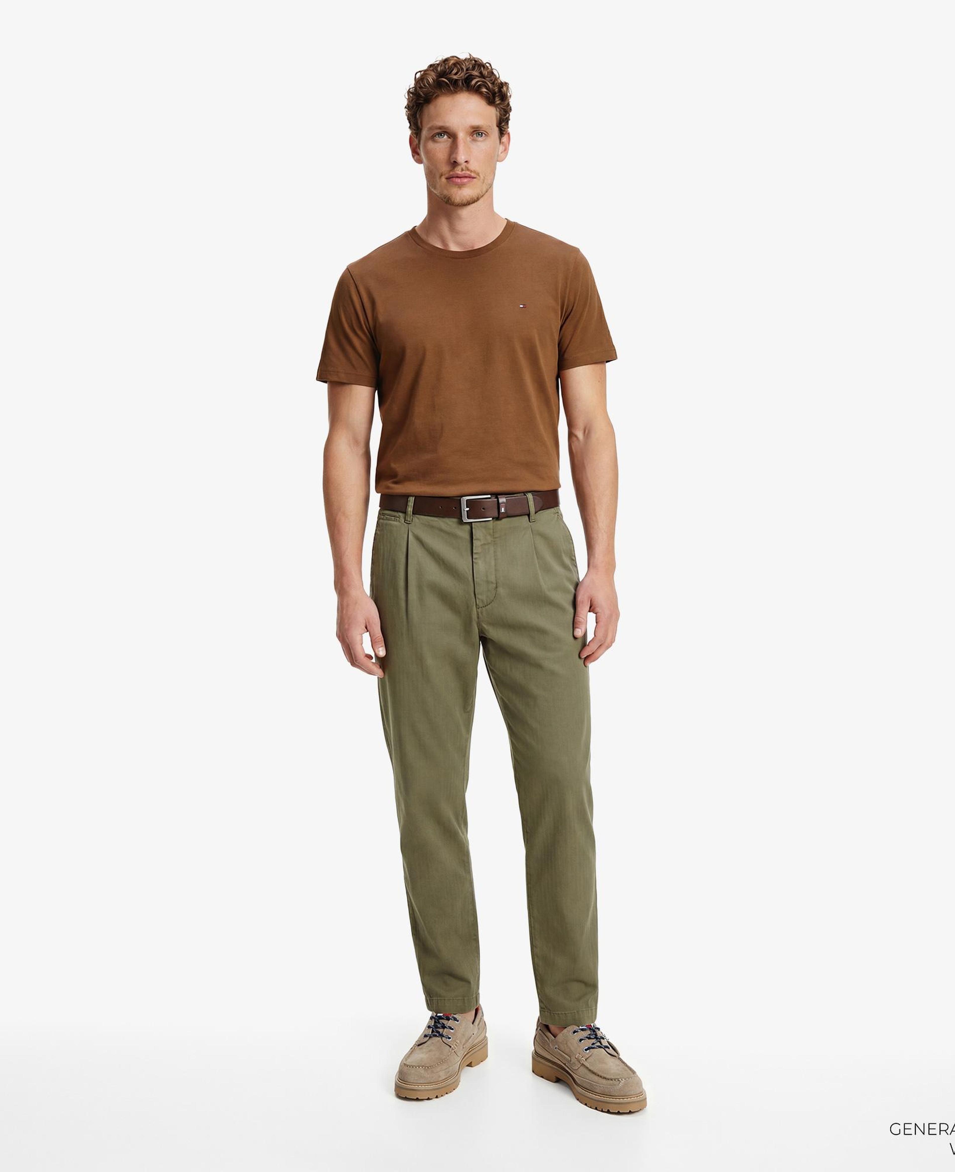 Tommy Hilfiger Core Essentials Erkek Kahverengi T-Shirt