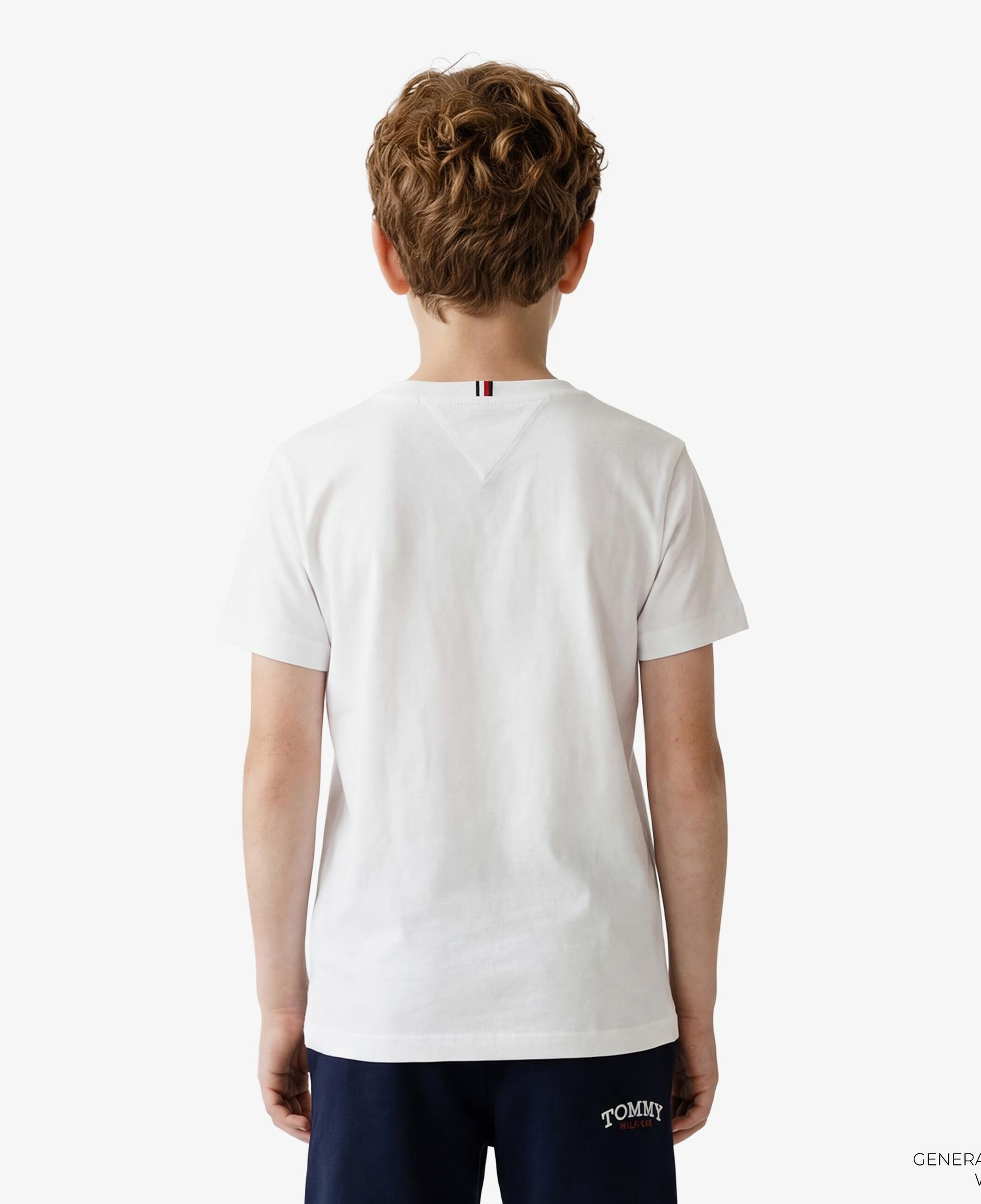 Tommy Hilfiger Graphic Çocuk Beyaz T-Shirt