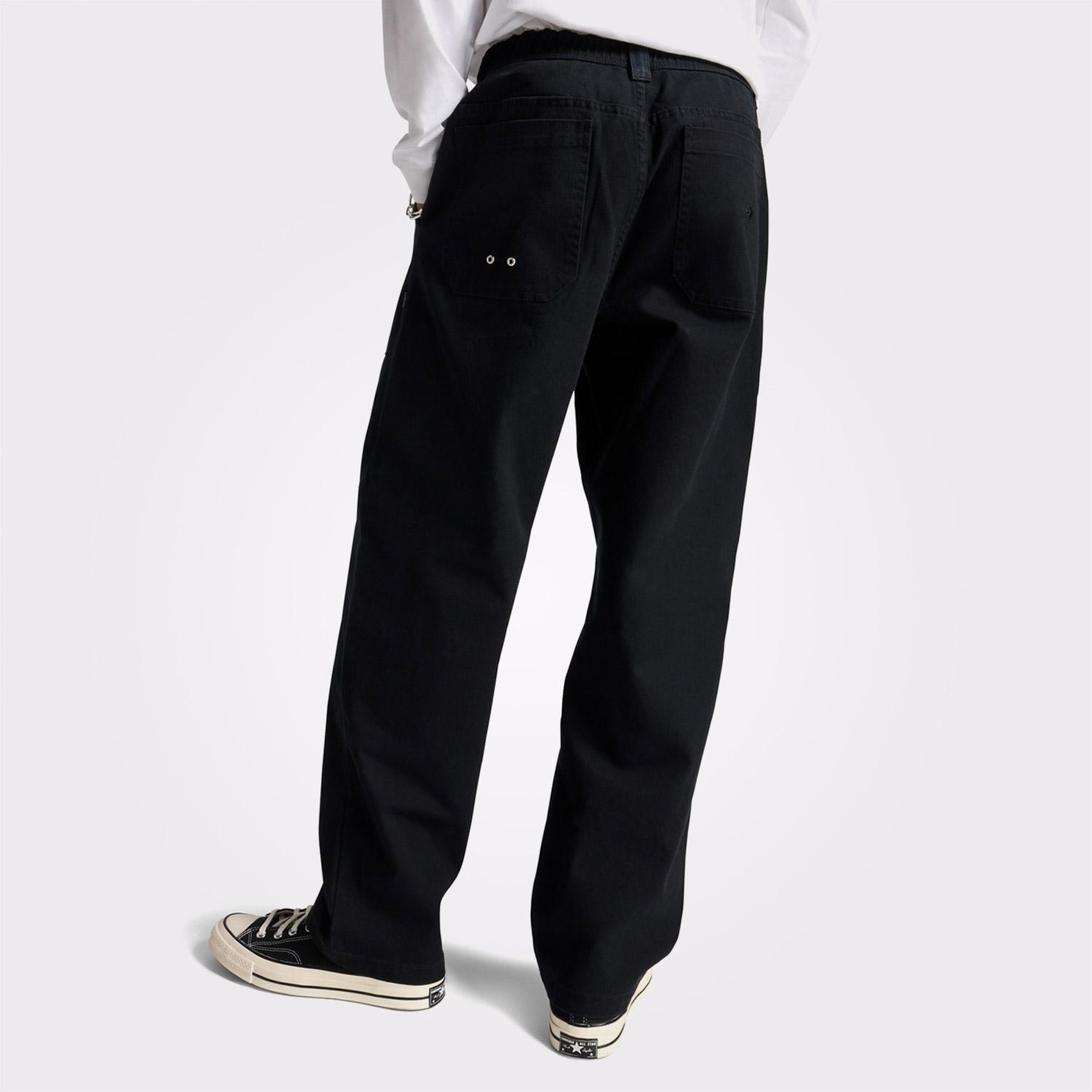 Converse Go-To Harbor Unisex Siyah Pantolon