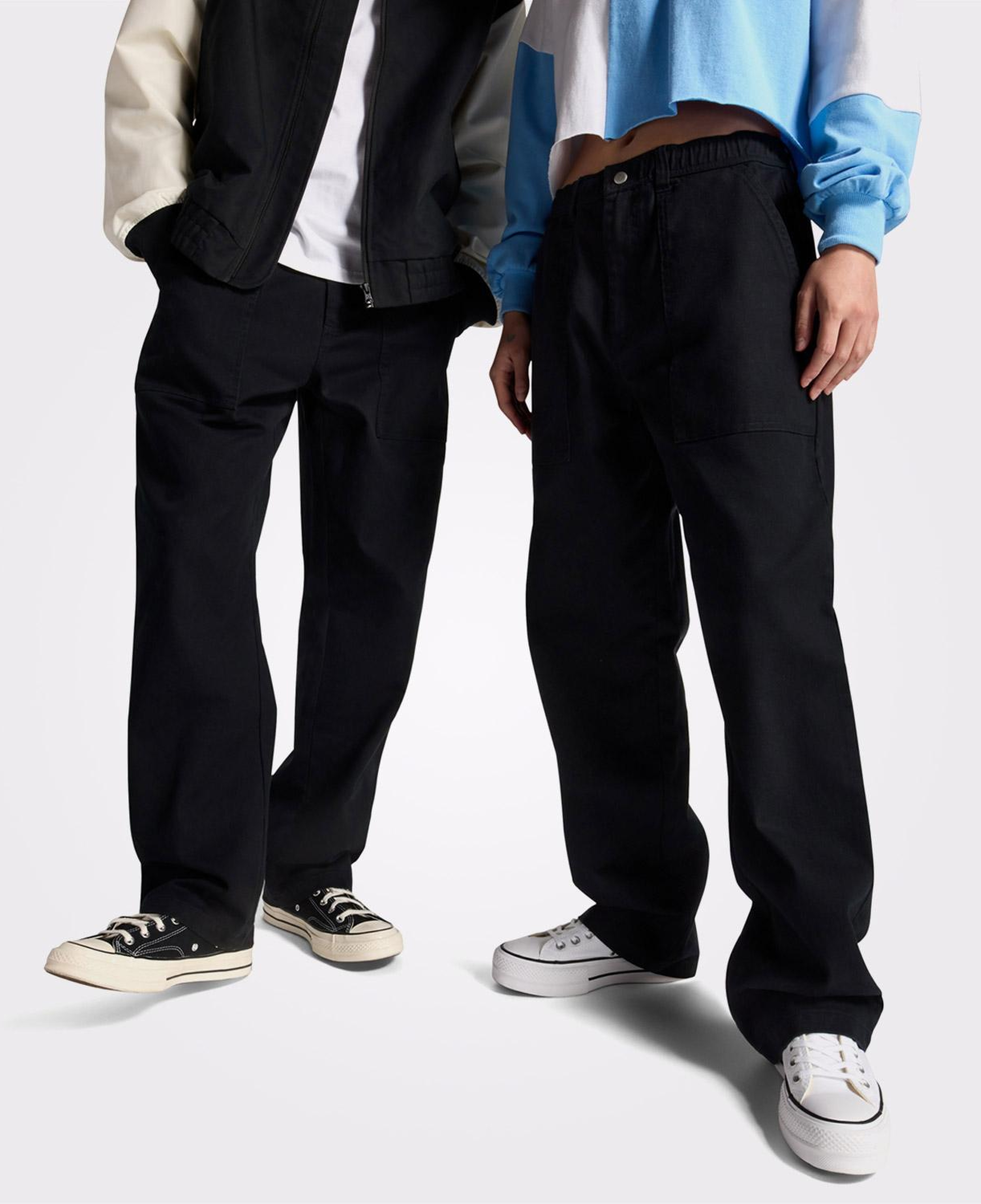 Converse Go-To Harbor Unisex Siyah Pantolon