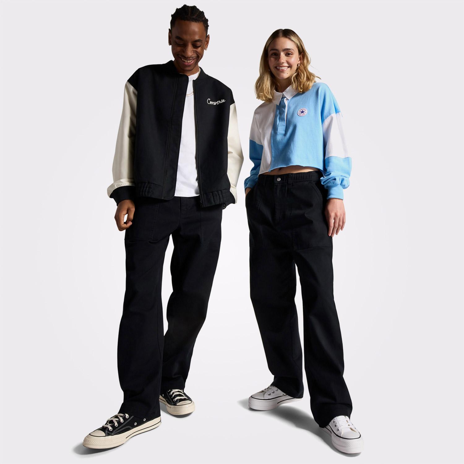 Converse Go-To Harbor Unisex Siyah Pantolon