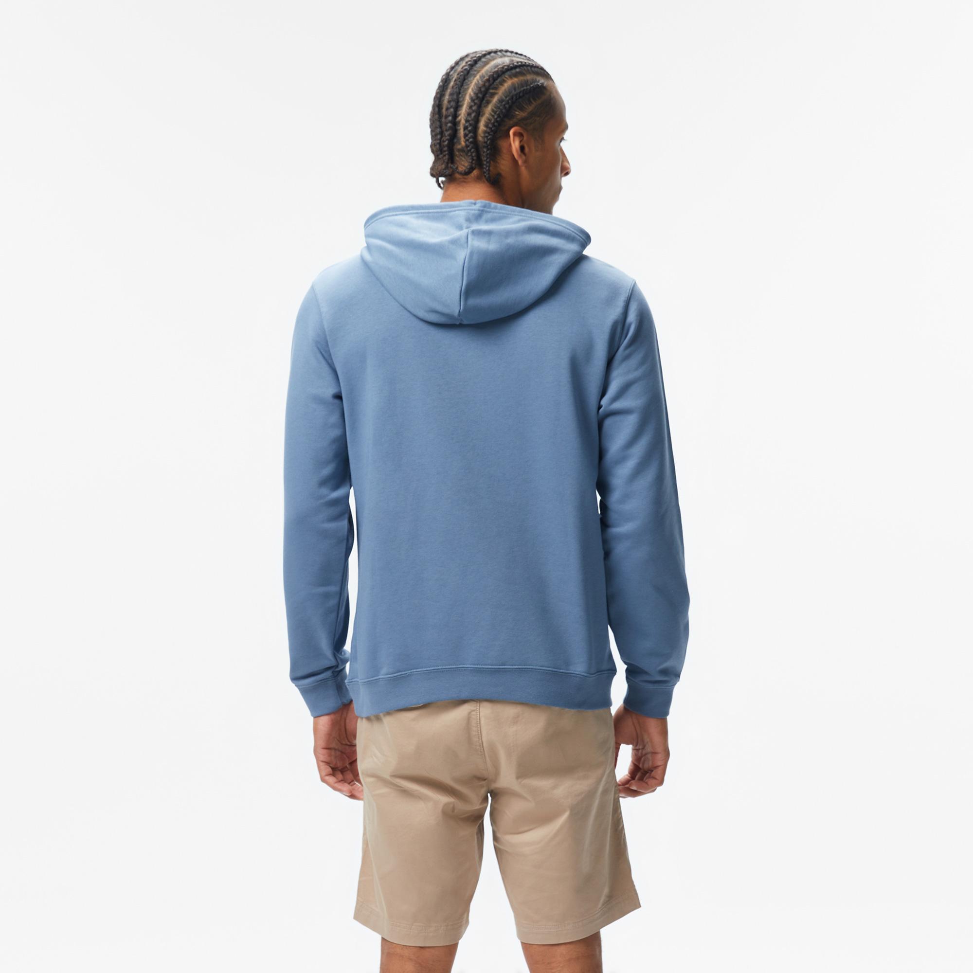 Converse Go-To Unisex Kapüşonlu Mavi Hoodie