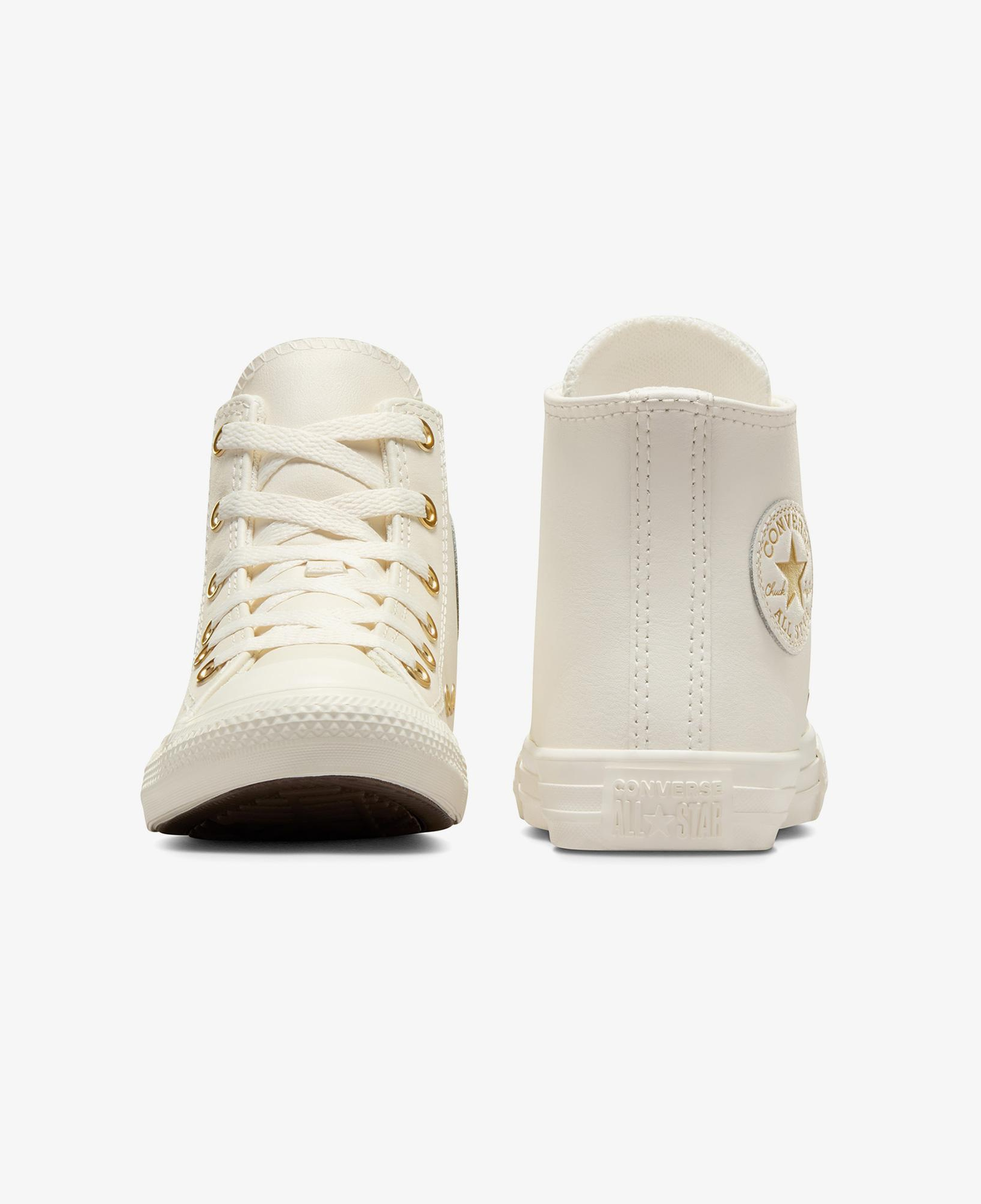 Converse Chuck Taylor All Star Taylored Lux Çocuk Krem 77 Deri Sneaker