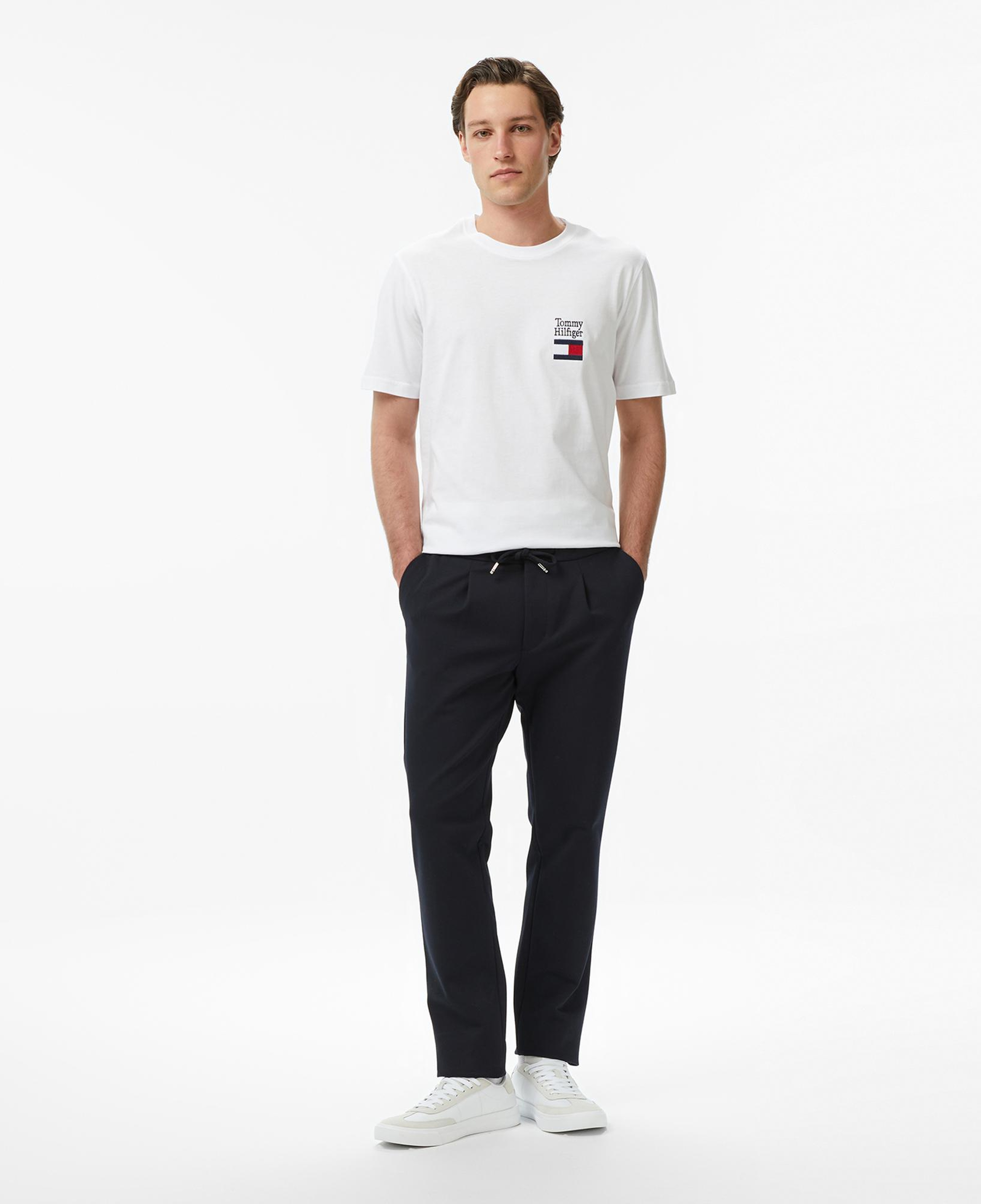 Tommy Hilfiger Brand Love Erkek Beyaz T-Shirt