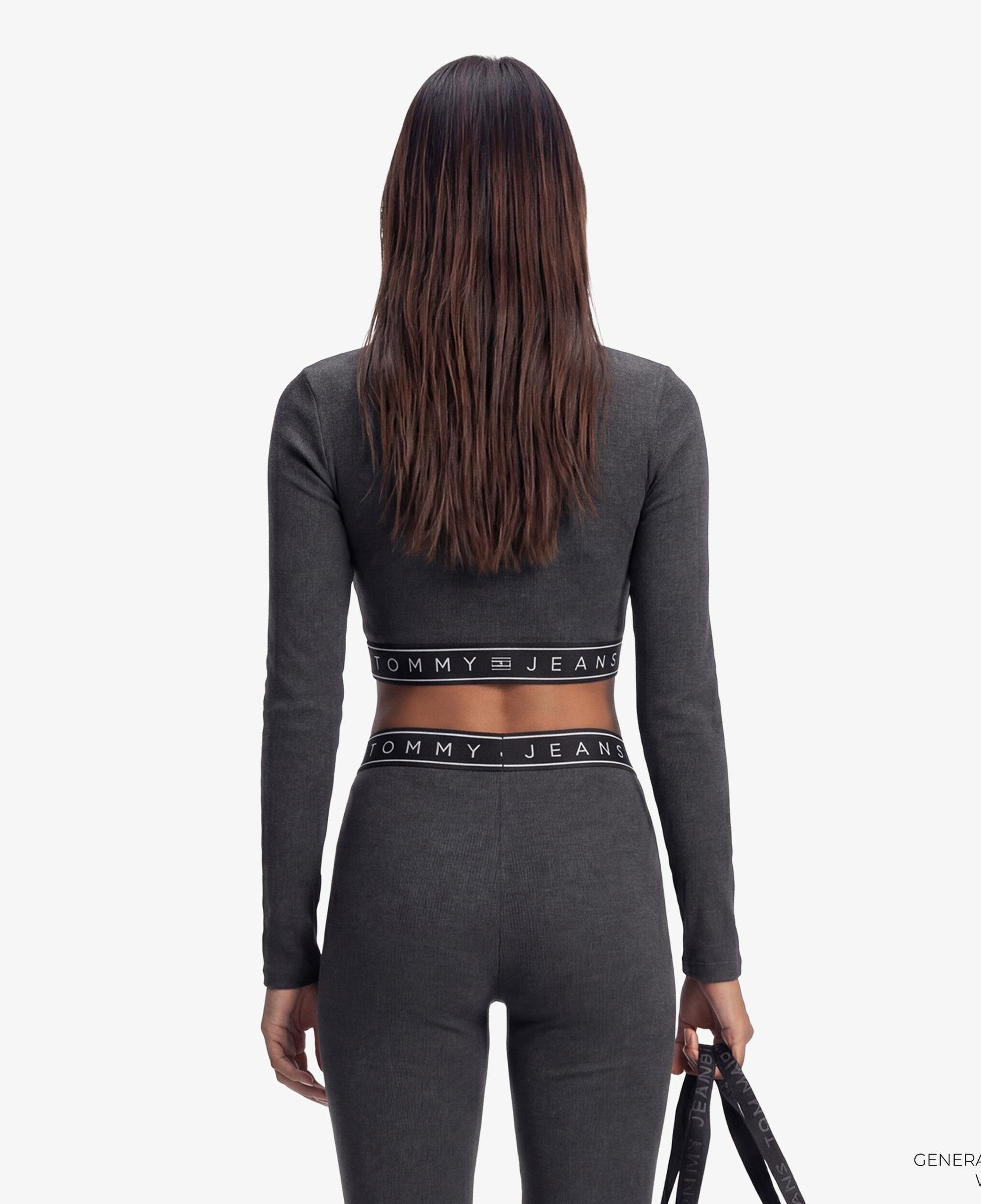 Tommy Hilfiger D3 Kadın Gri Uzun Kollu T-Shirt