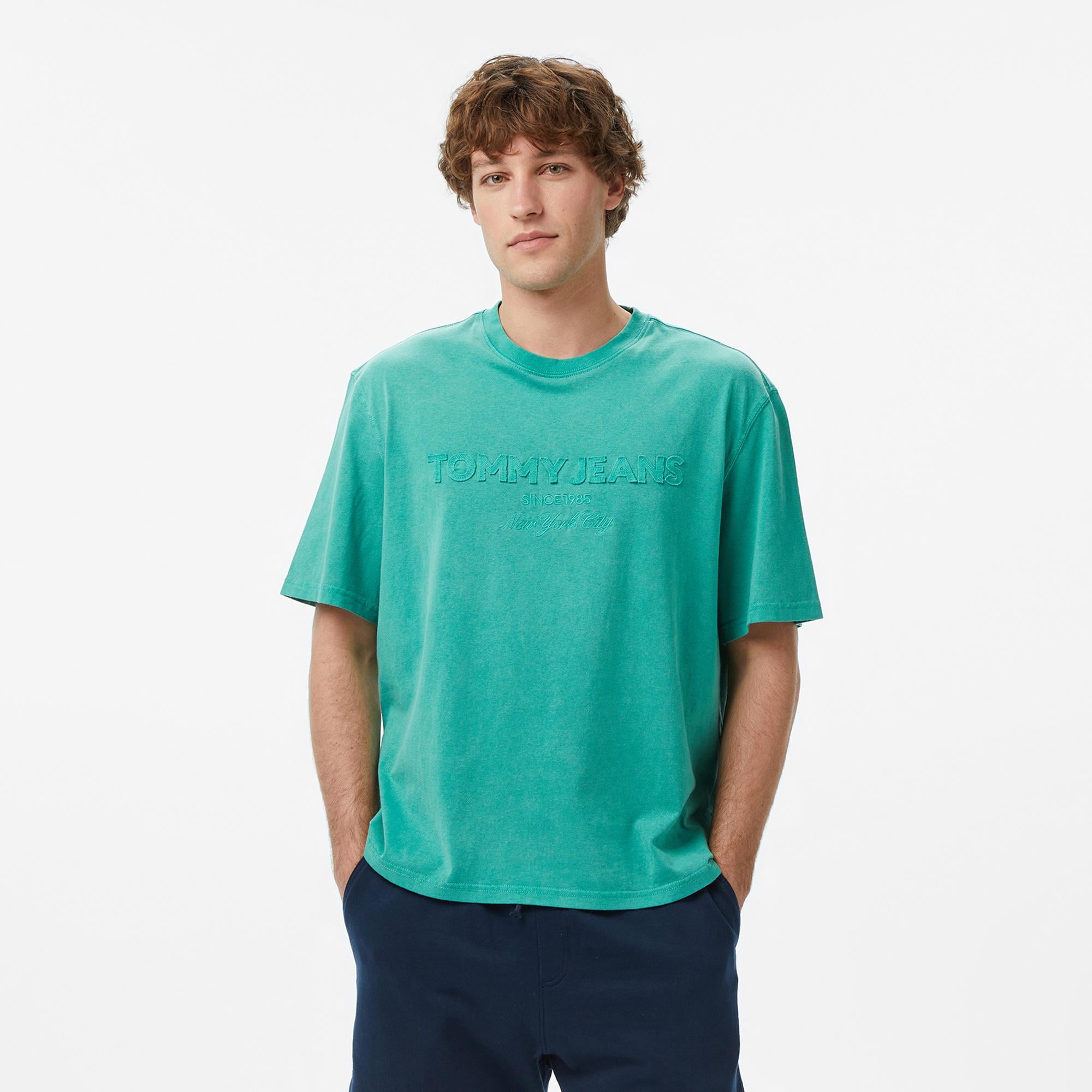 Tommy Hilfiger New Classics Erkek Yeşil T-Shirt