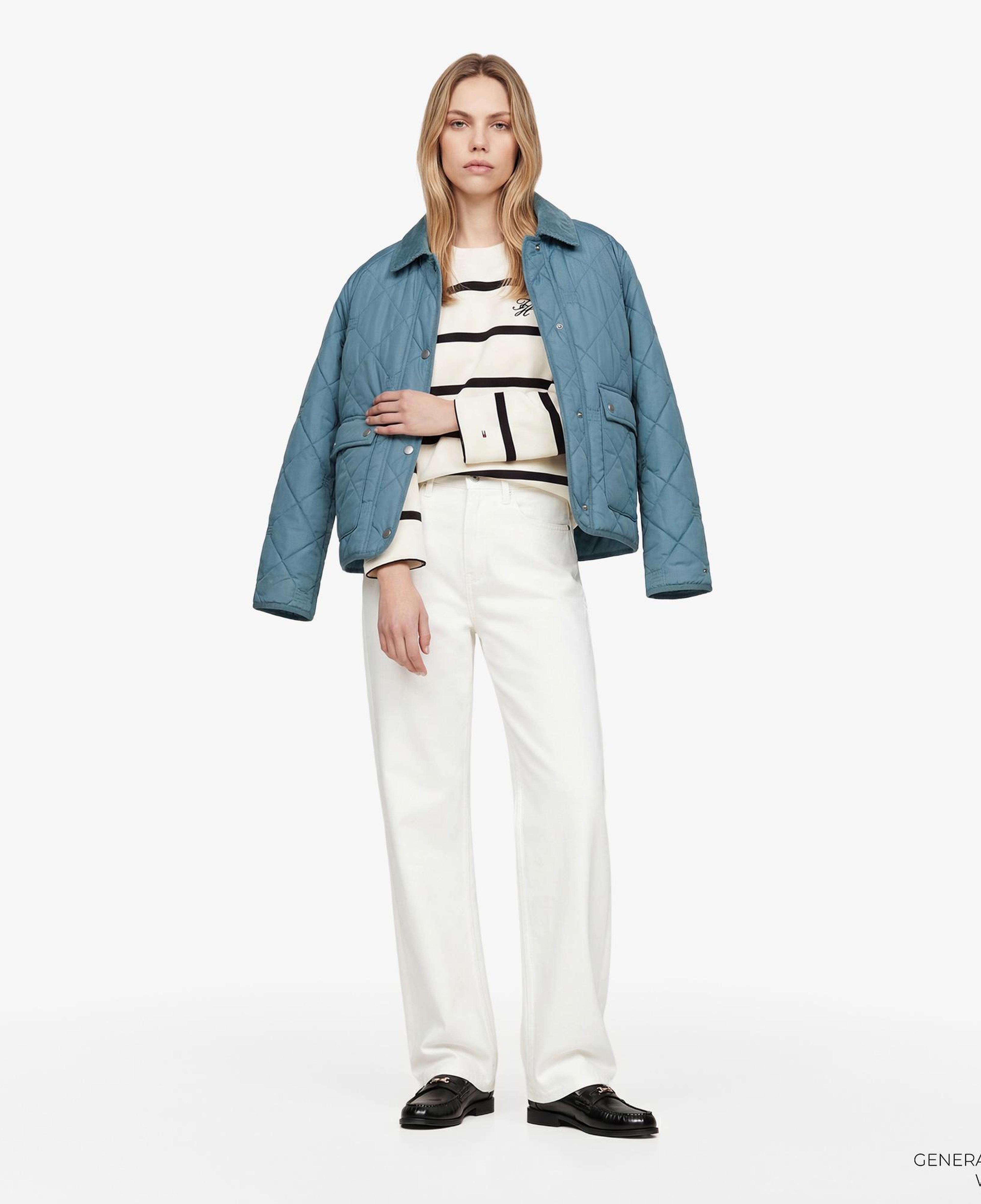 Tommy Hilfiger Script Kadın Beyaz Sweatshirt