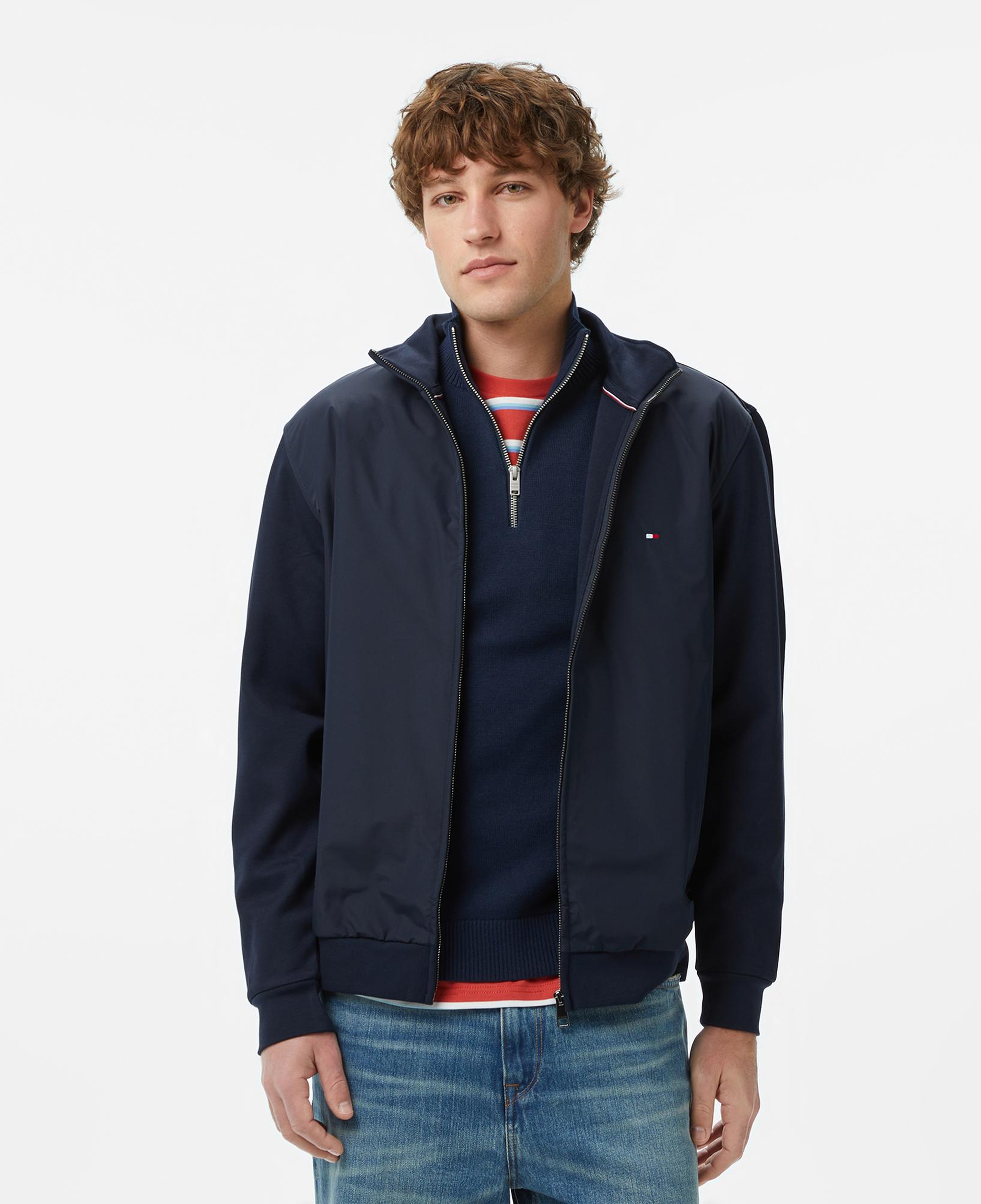 Tommy Hilfiger Elevated Essentials Erkek Lacivert Eşofman Üstü
