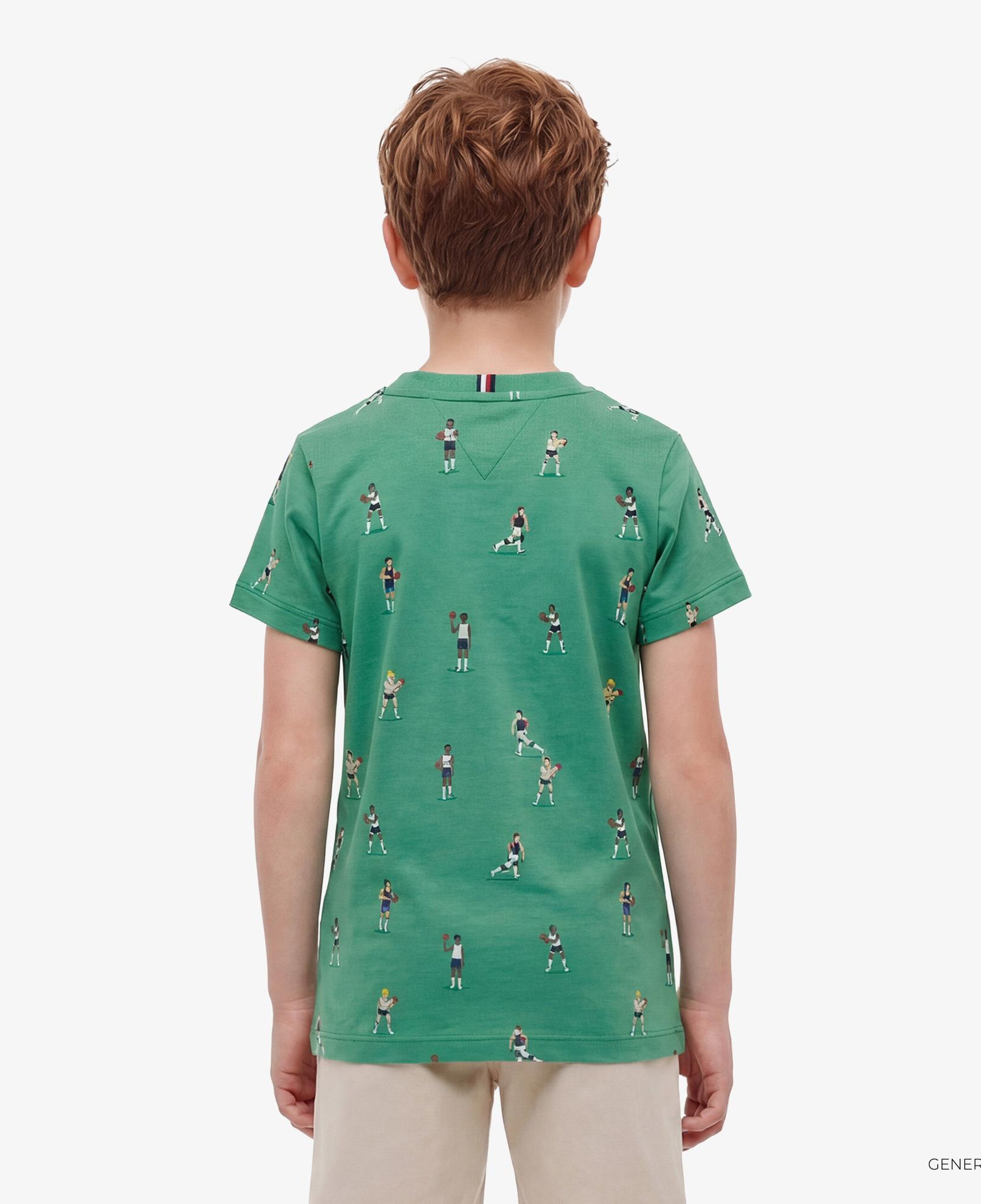 Tommy Hilfiger Little Çocuk Yeşil Crop T-Shirt