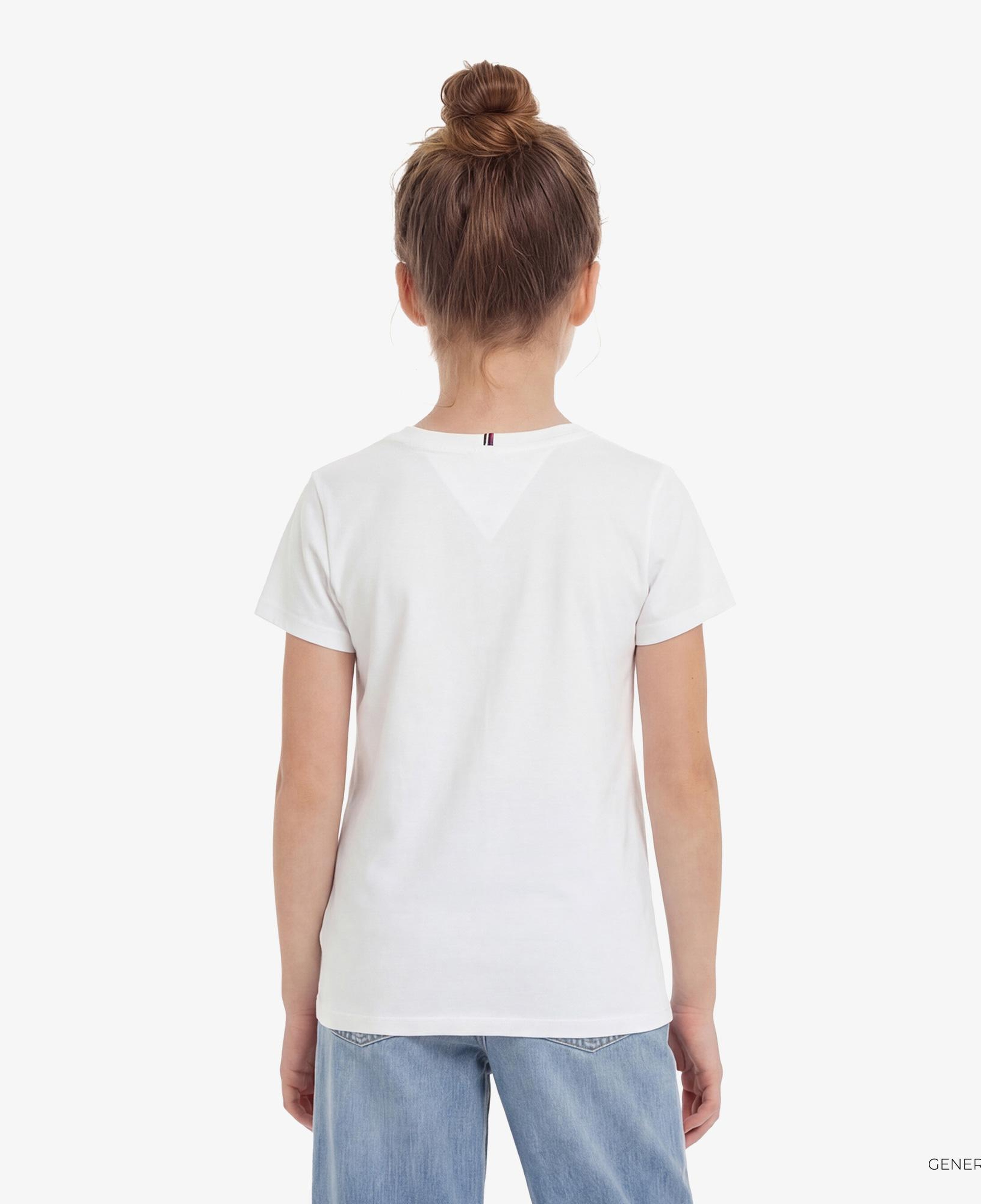 Tommy Hilfiger Script Çocuk Beyaz T-Shirt