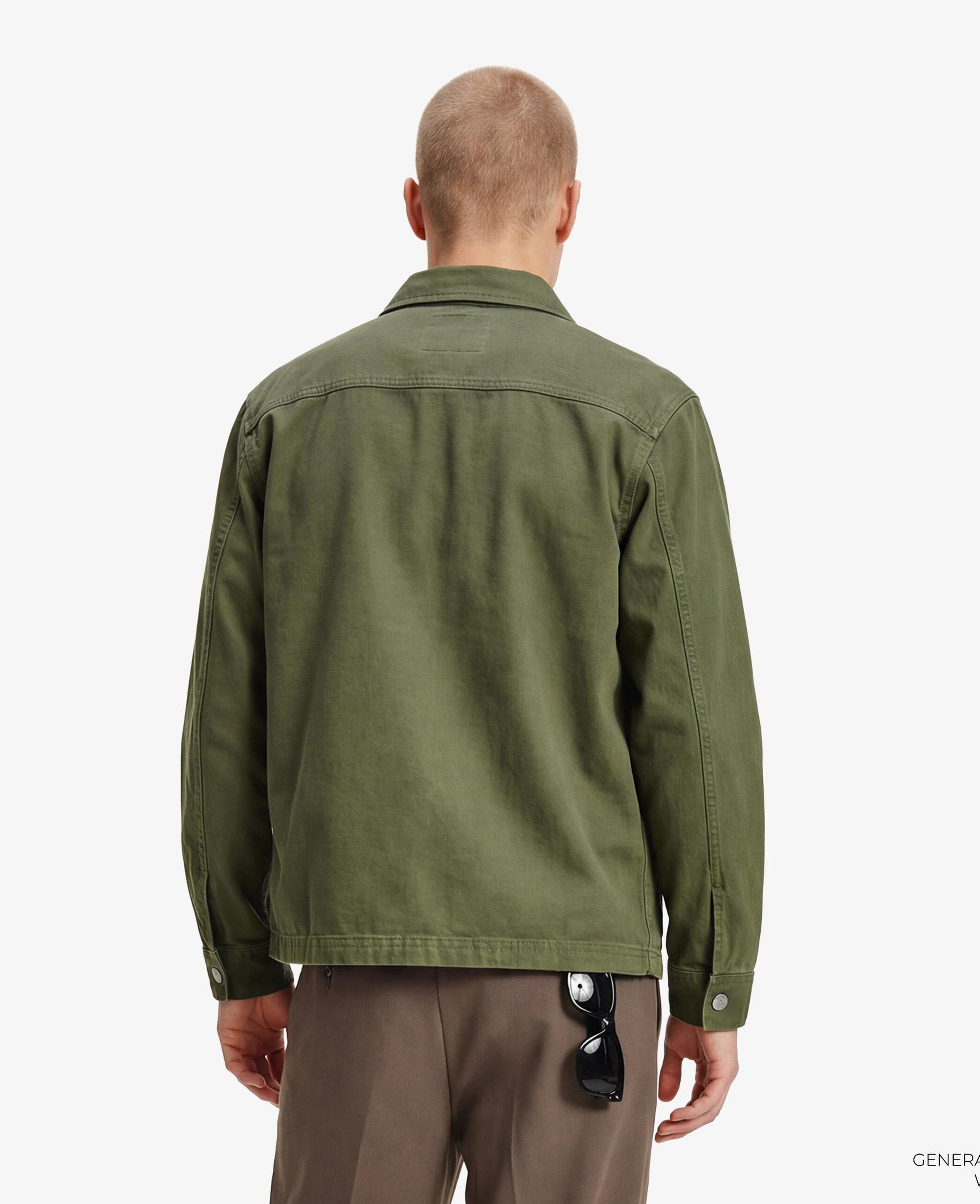 Tommy Hilfiger Overshirt Erkek Yeşil Gömlek