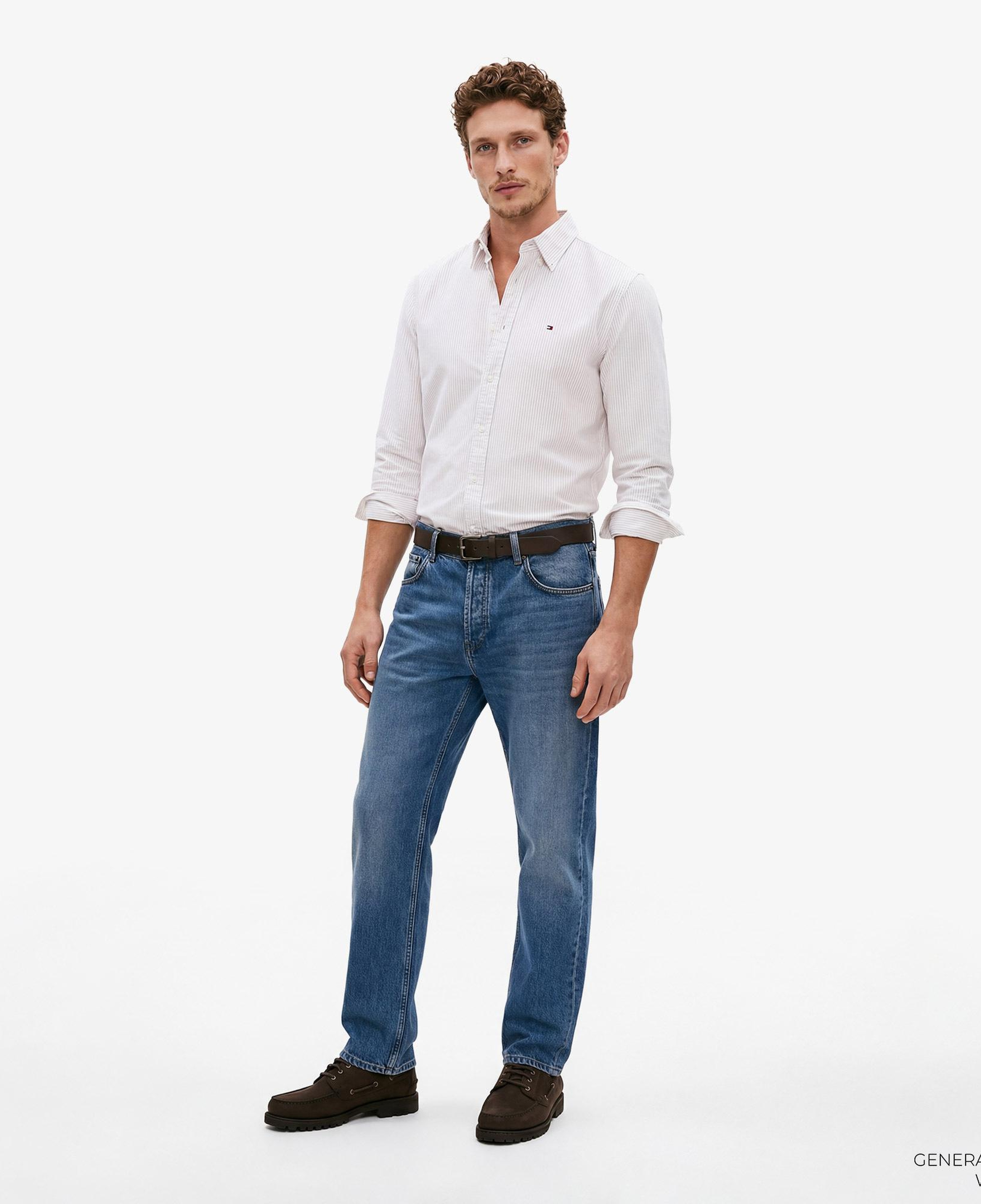 Tommy Hilfiger Core Essentials Erkek Kahverengi Gömlek