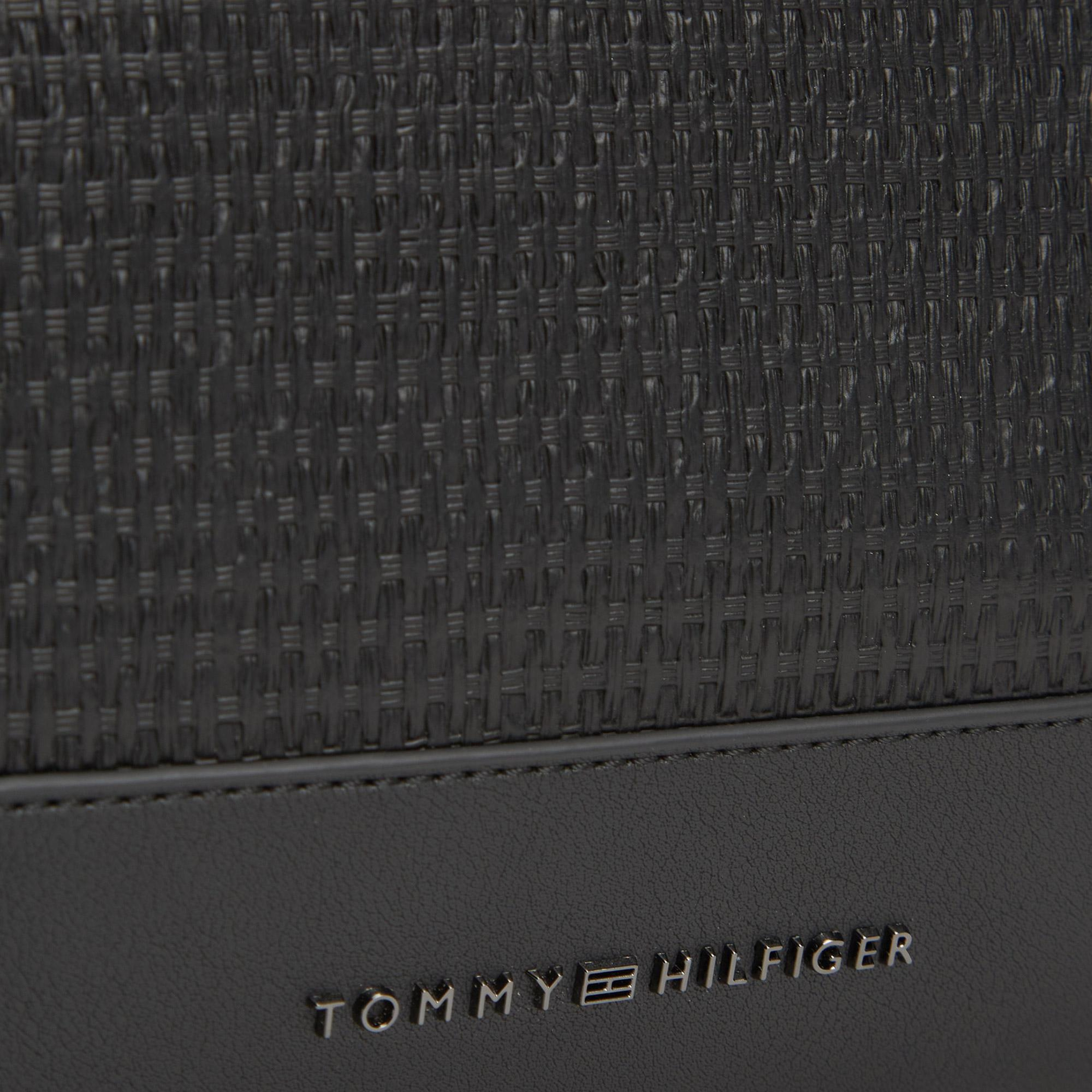 Tommy Hilfiger Woven Erkek Siyah El Çantası