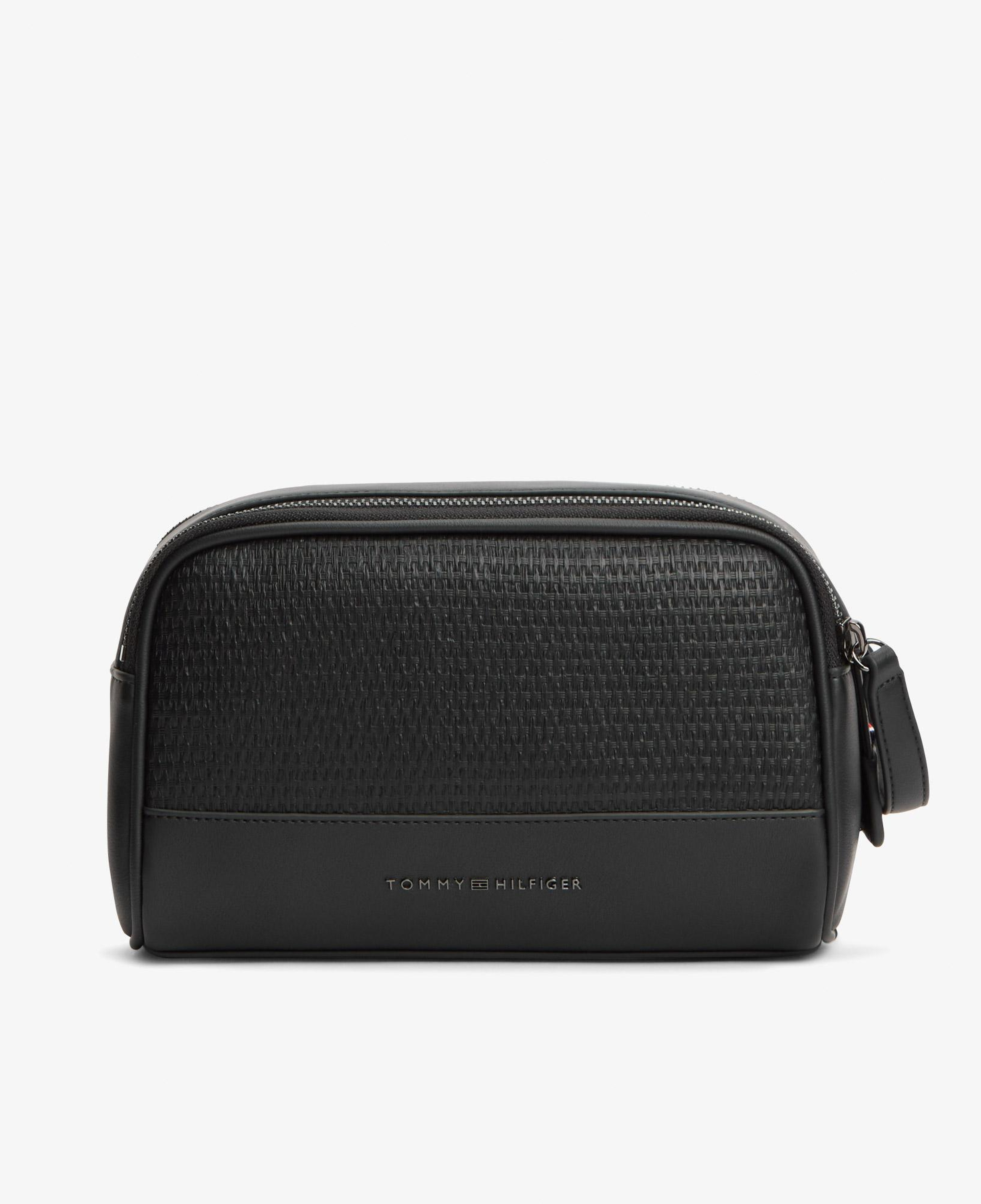 Tommy Hilfiger Woven Erkek Siyah El Çantası