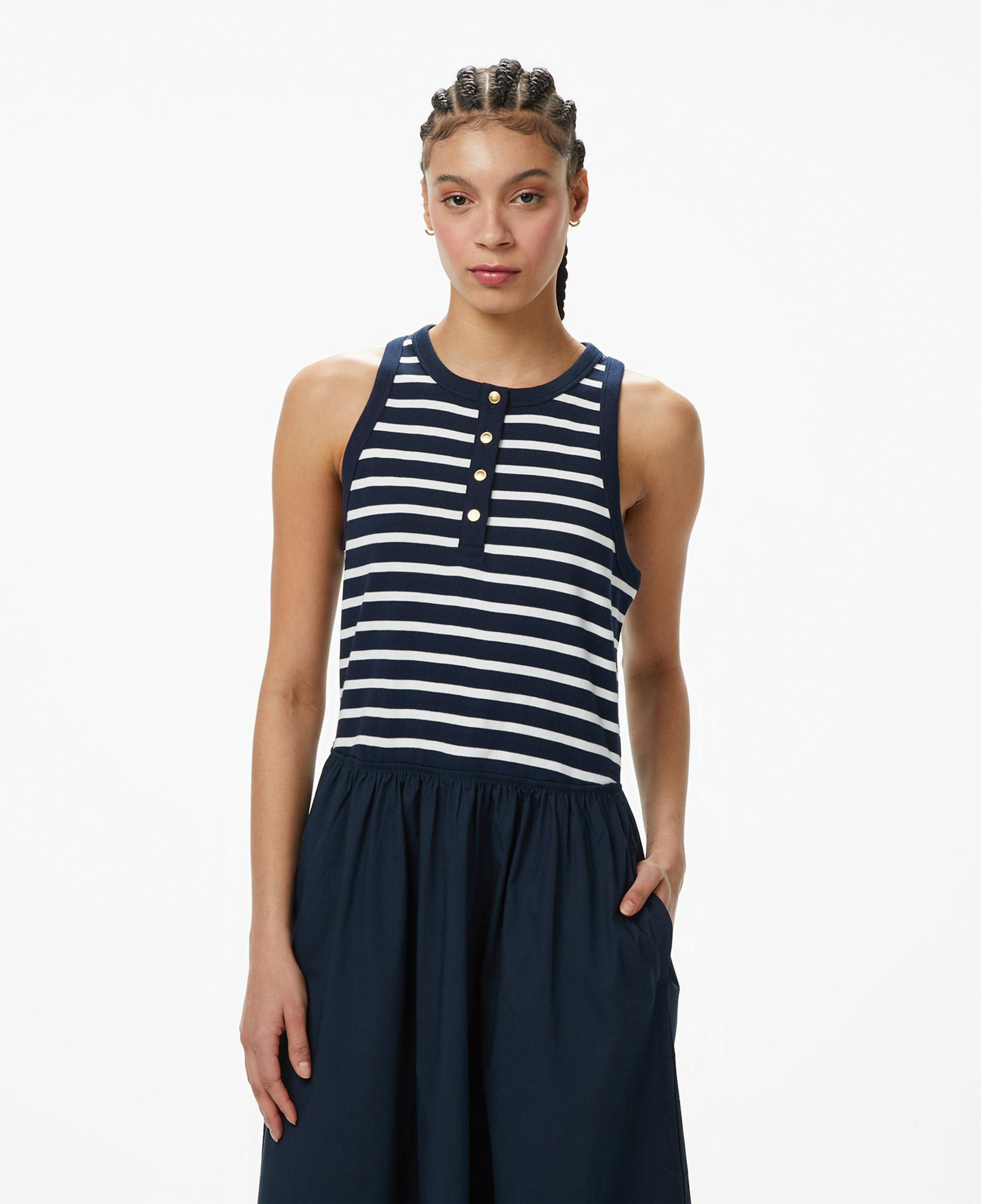 Tommy Hilfiger Gold Button Kadın Lacivert Elbise