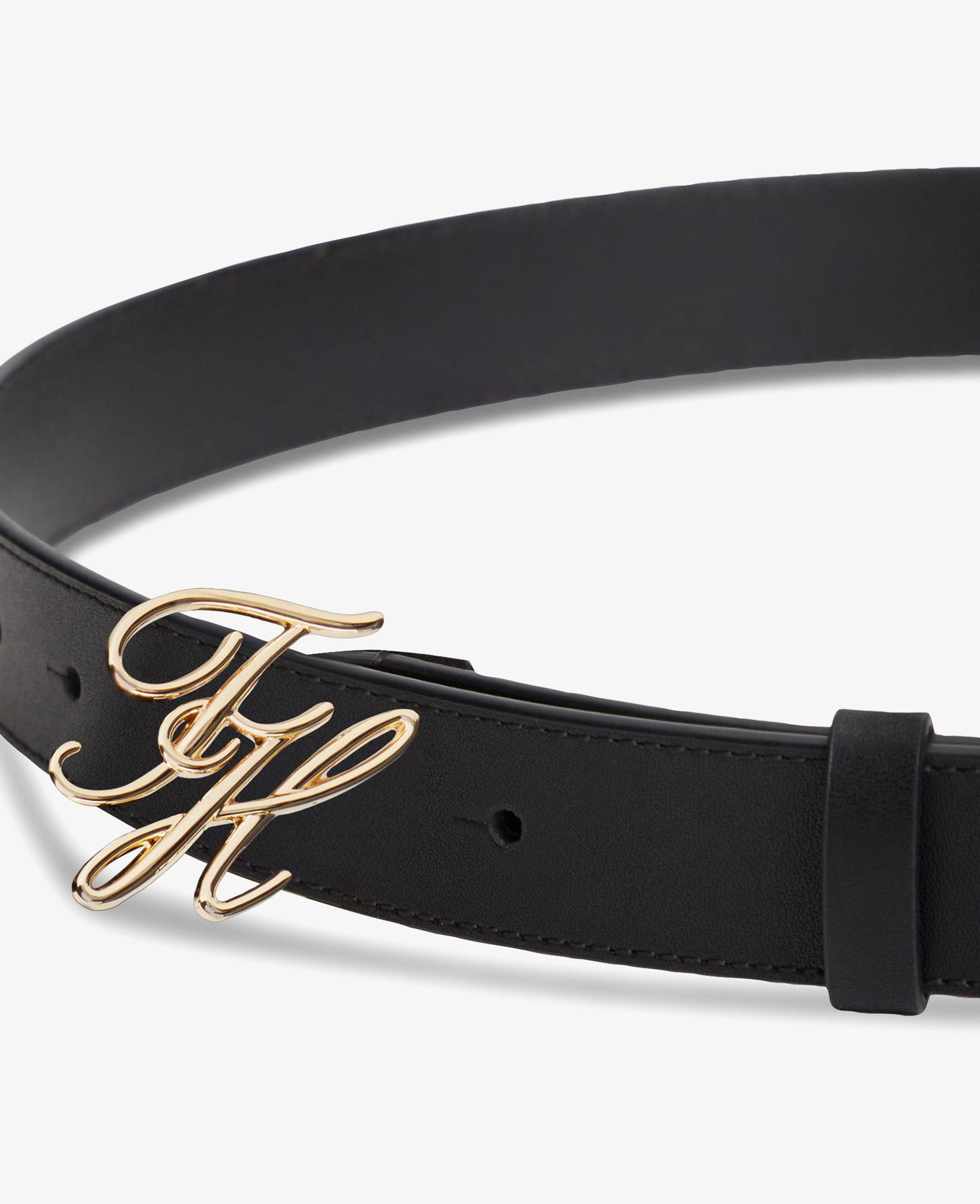 Tommy Hilfiger Script Kadın Siyah Kemer