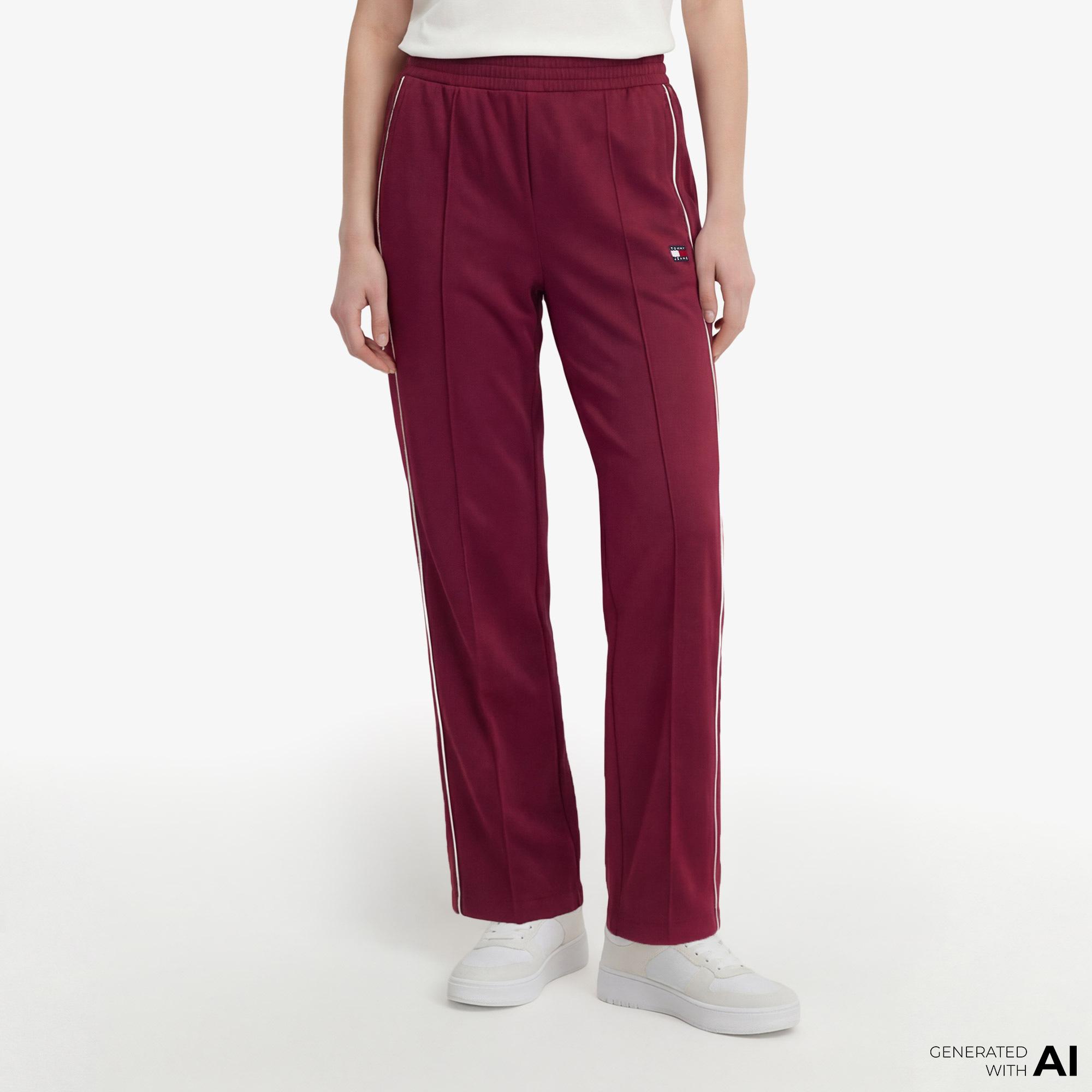 Tommy Hilfiger Badge Kadın Pembe Eşofman Altı