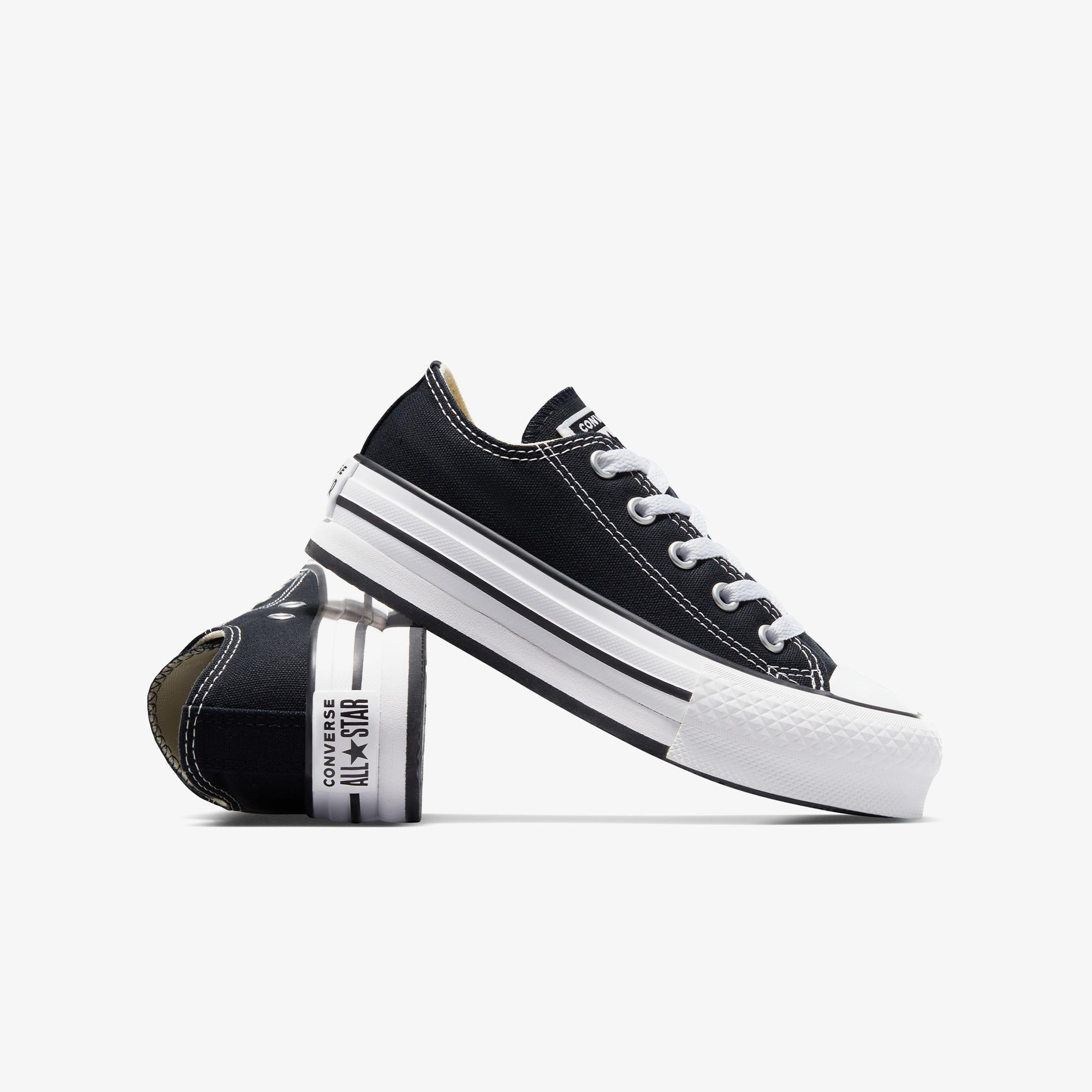 Converse Chuck Taylor All Star Eva Lift Çocuk Siyah Platform Sneaker