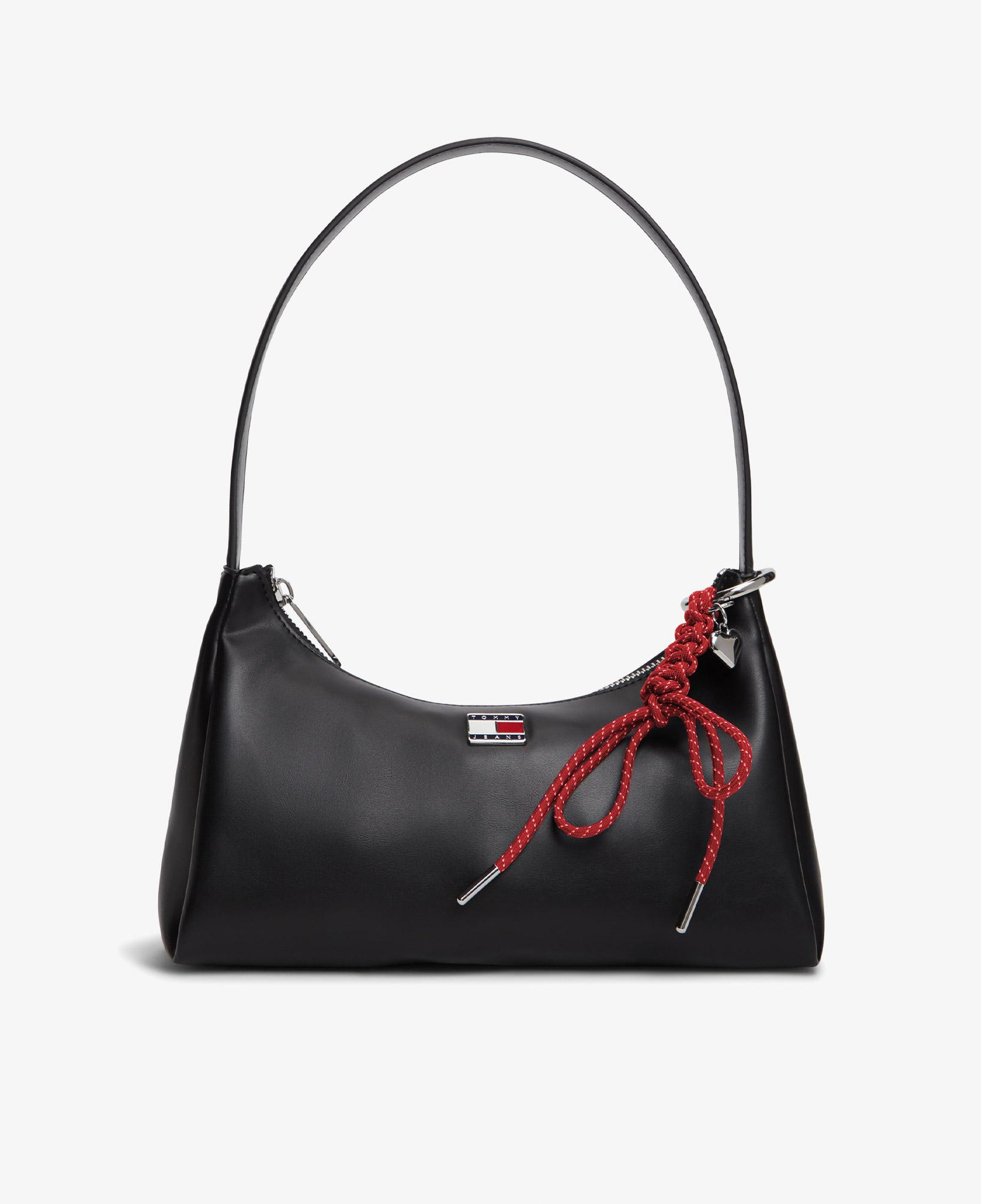 Tommy Hilfiger City Charm Kadın Siyah Omuz Çantası