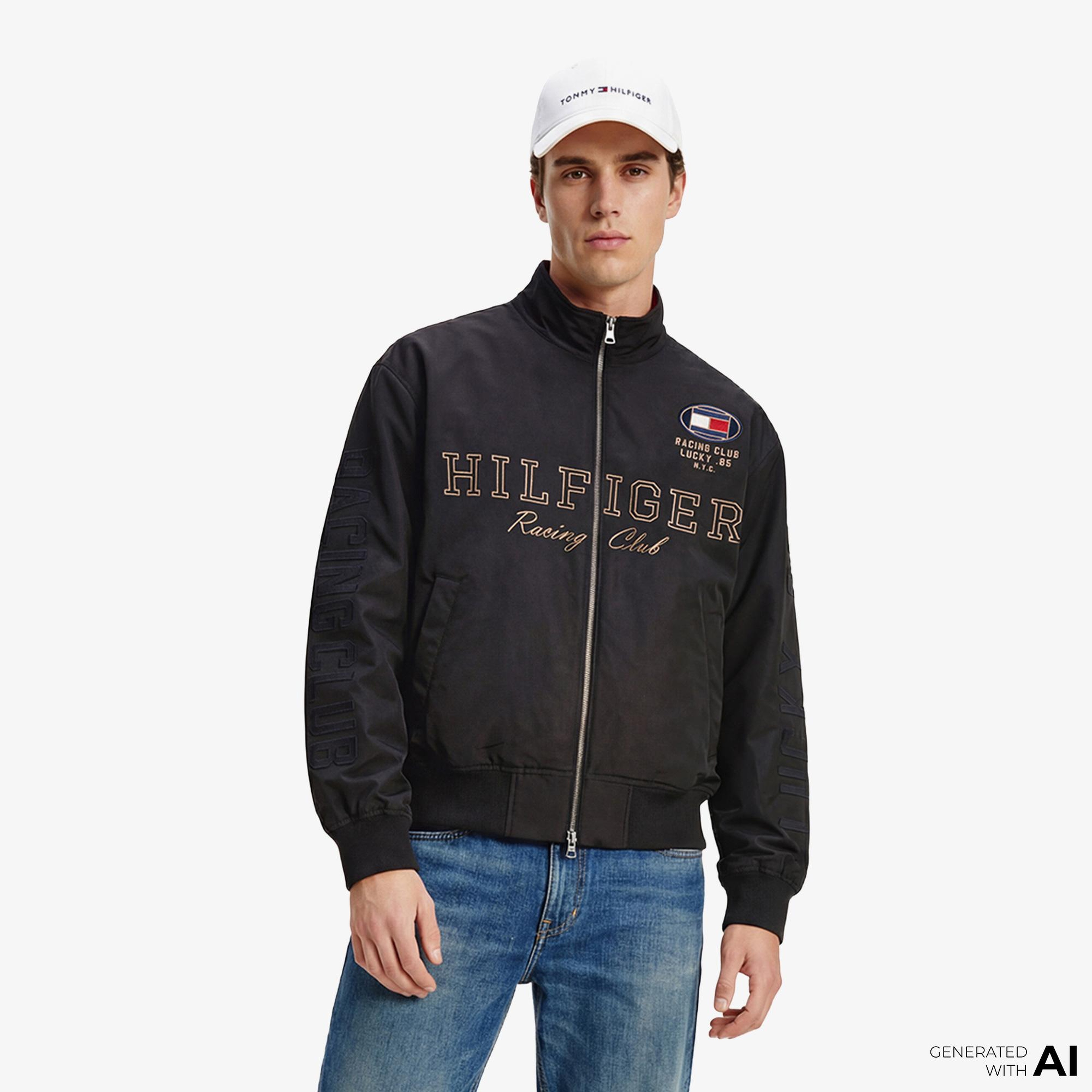 Tommy Hilfiger Moto Pack Erkek Siyah Ceket