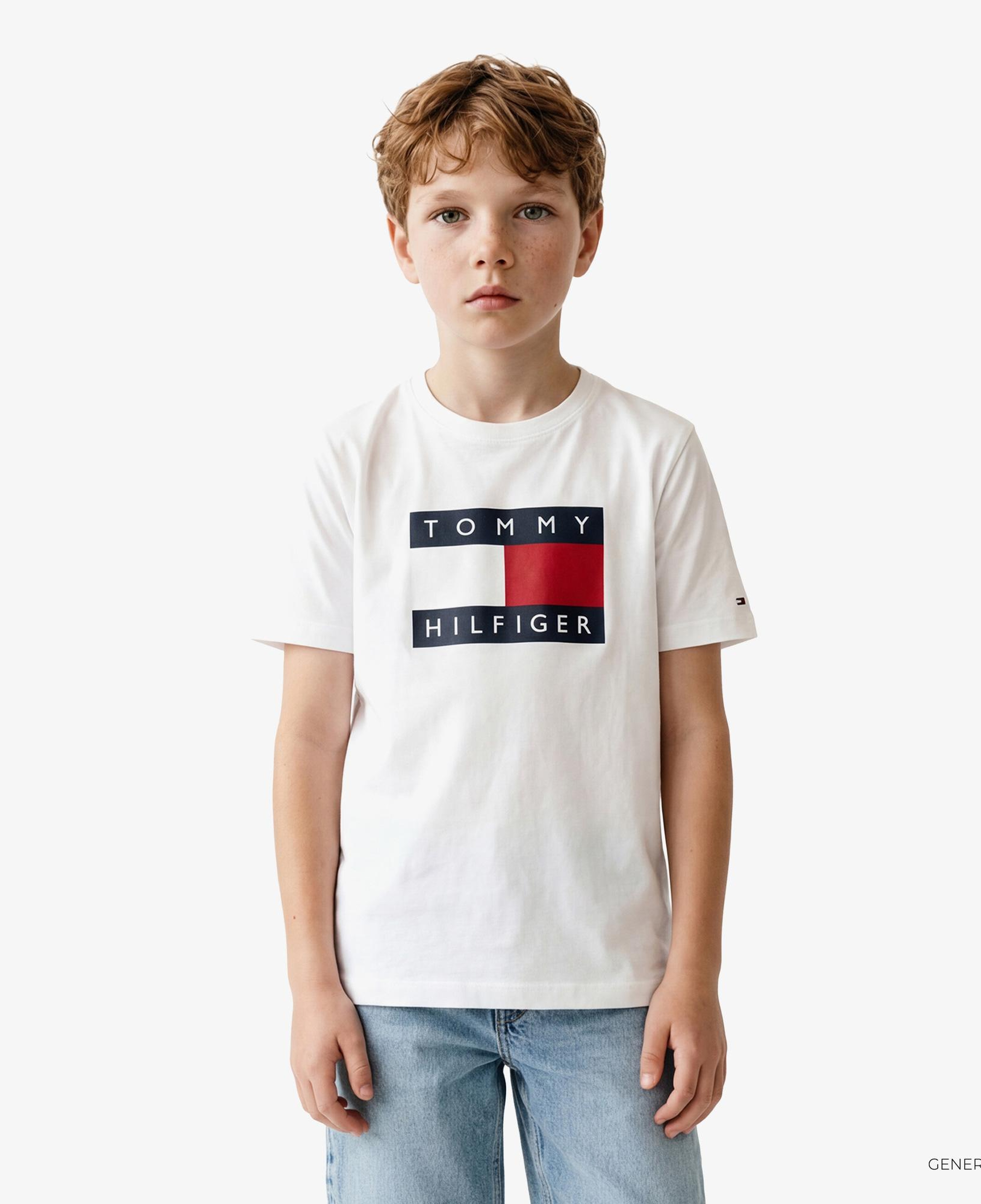 Tommy Hilfiger Heritage Çocuk Beyaz T-Shirt