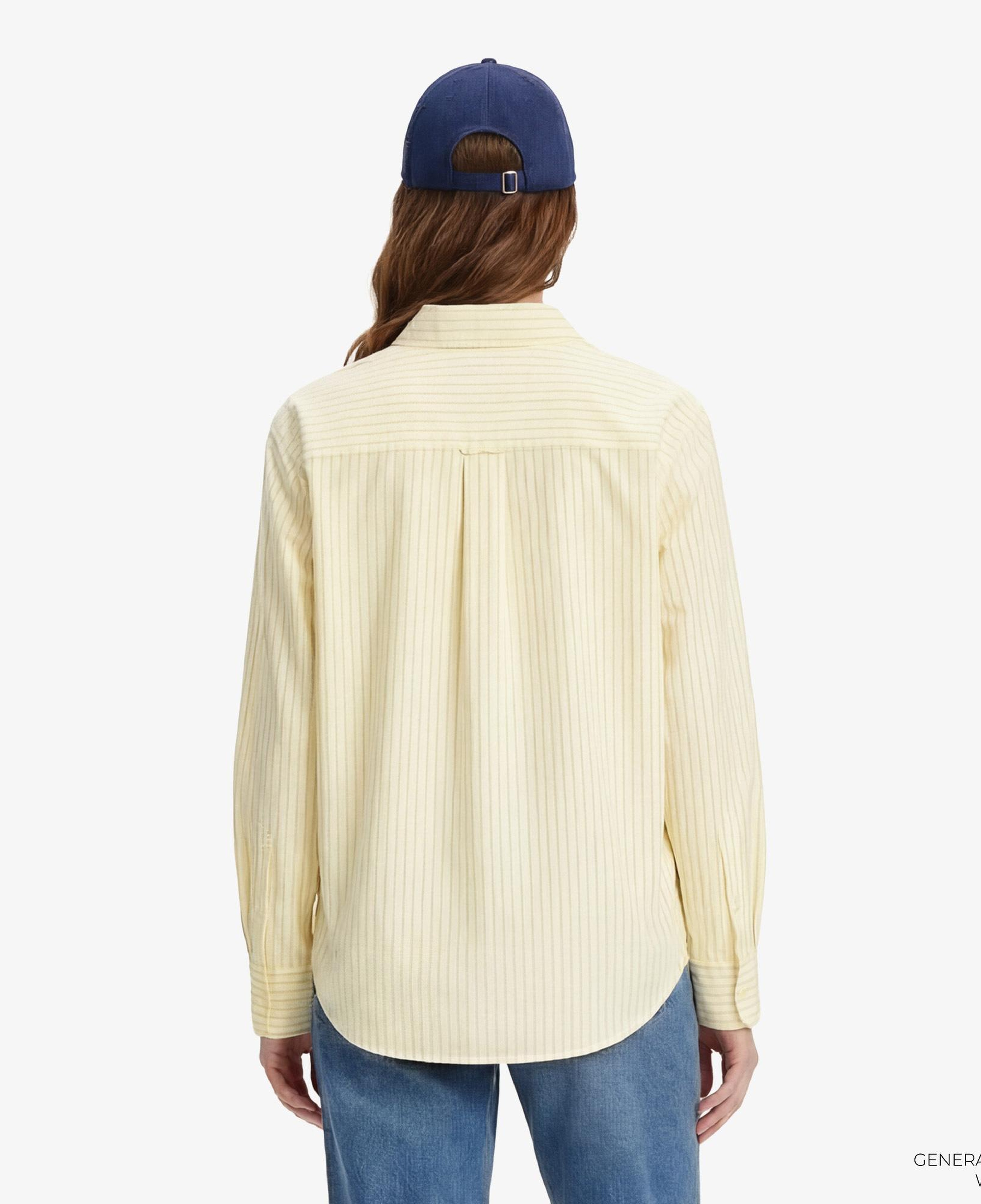 Tommy Hilfiger Essentials Poplin Kadın Sarı Gömlek
