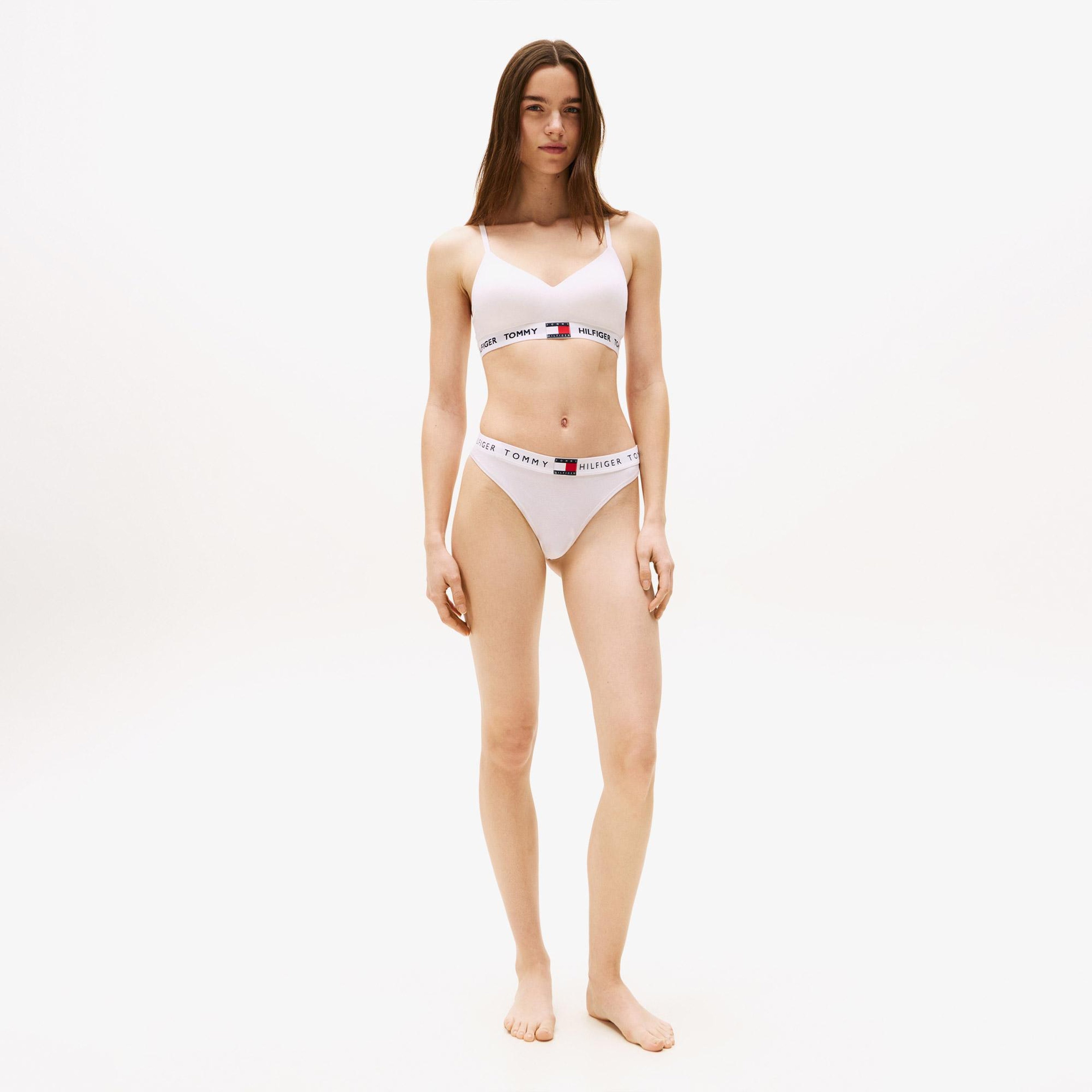 Tommy Hilfiger Heritage Cotton Kadın Beyaz Külot