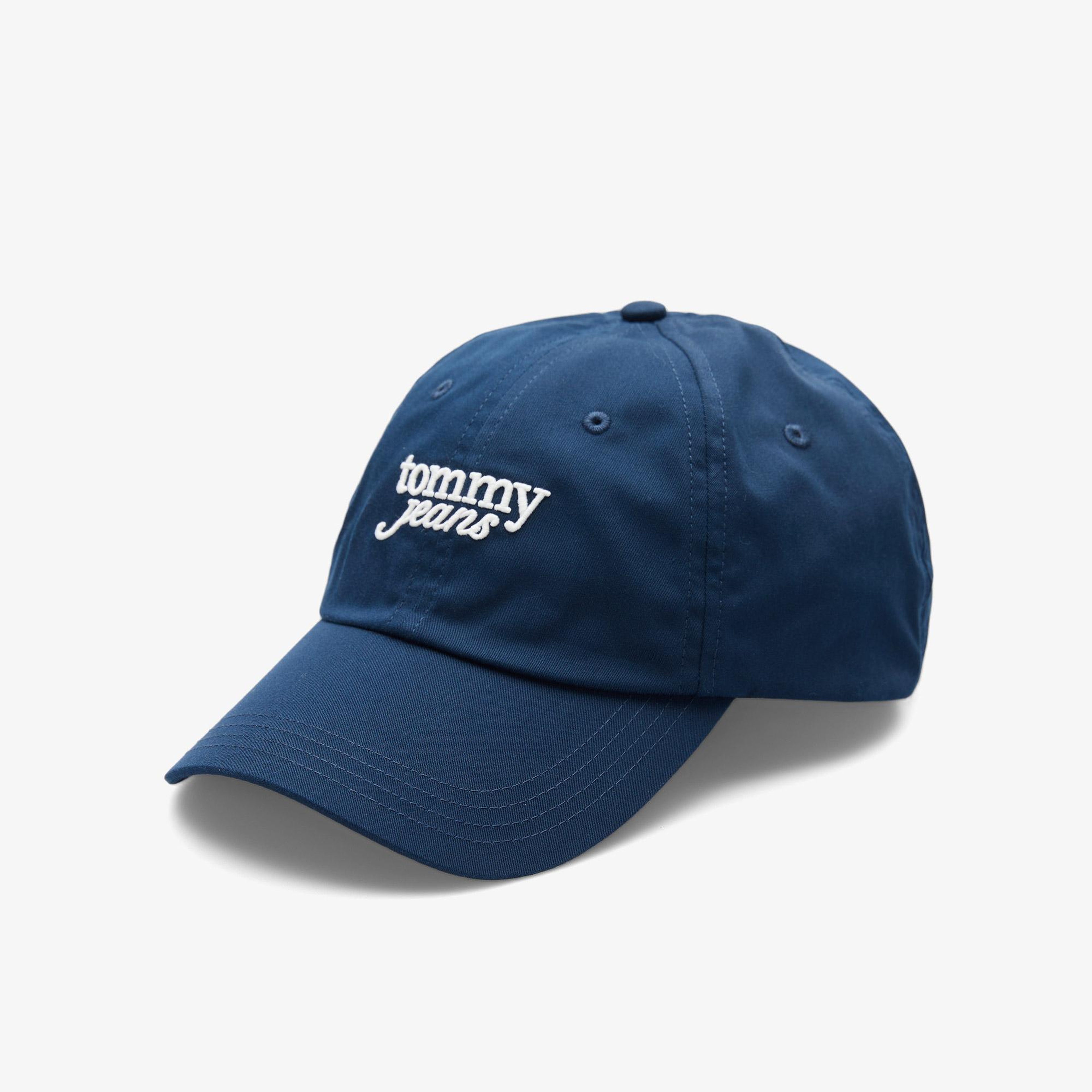 Tommy Hilfiger Script Kadın Lacivert Şapka