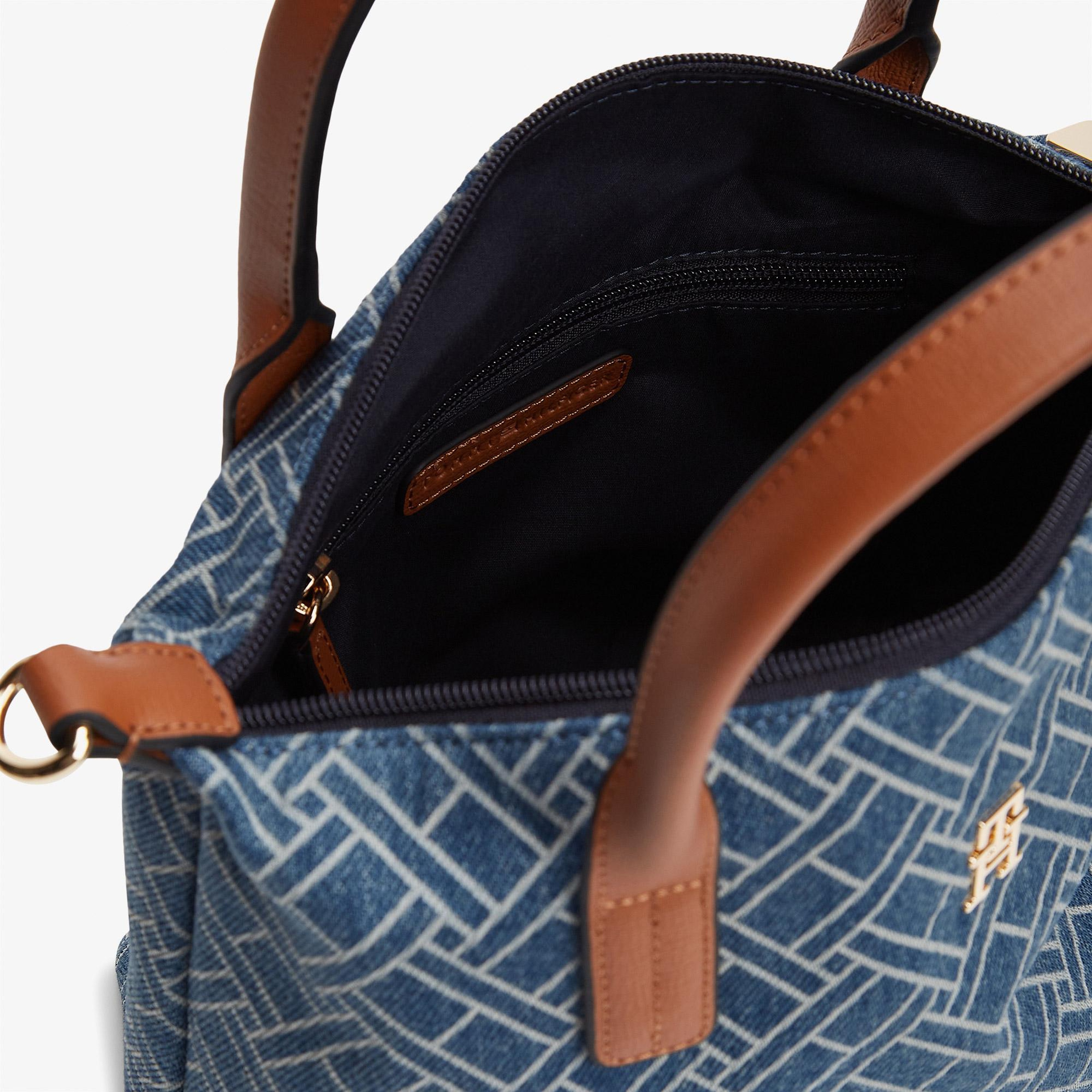 Tommy Hilfiger Popette Kadın Mavi El Çantası