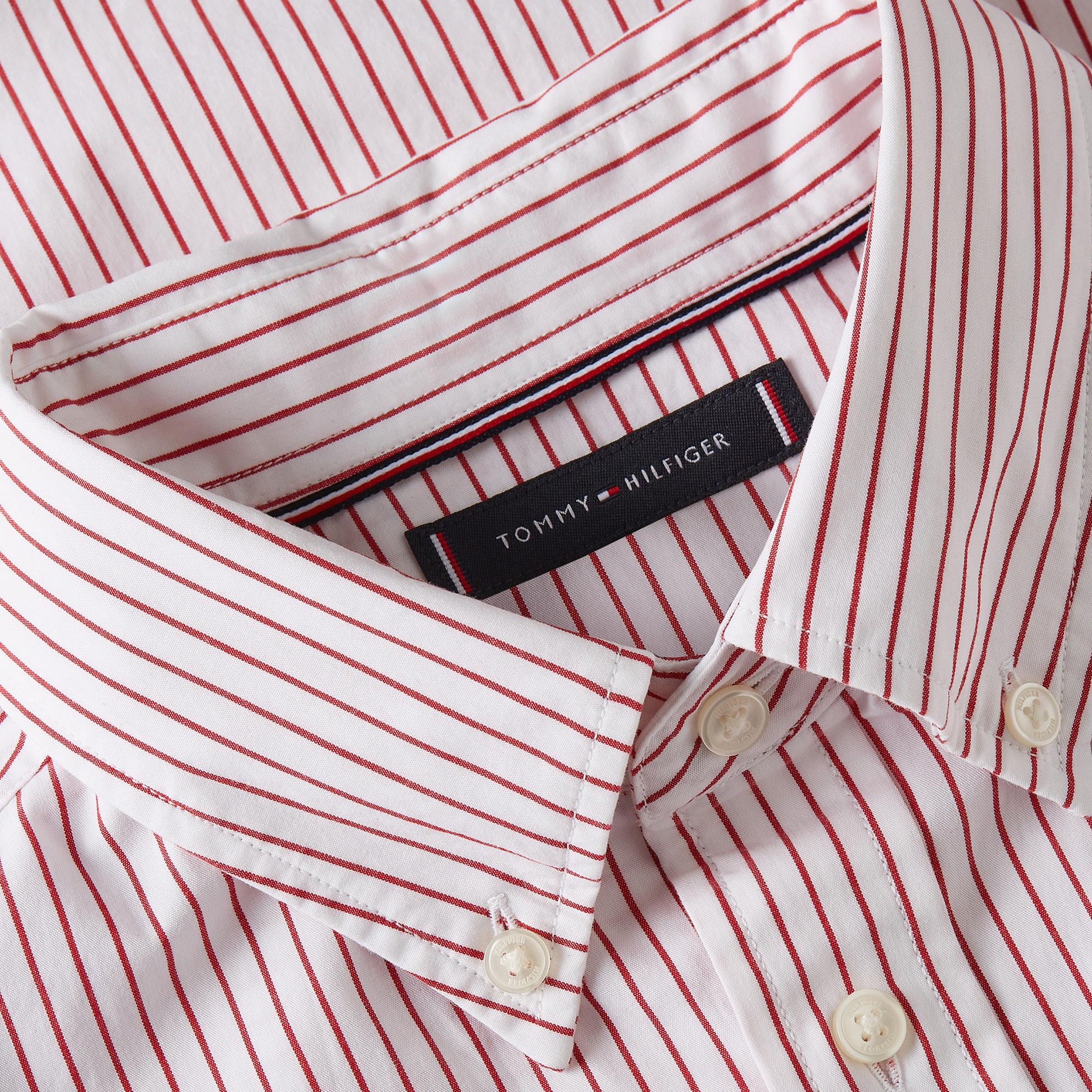 Tommy Hilfiger Core Essentials Erkek Kırmızı Gömlek