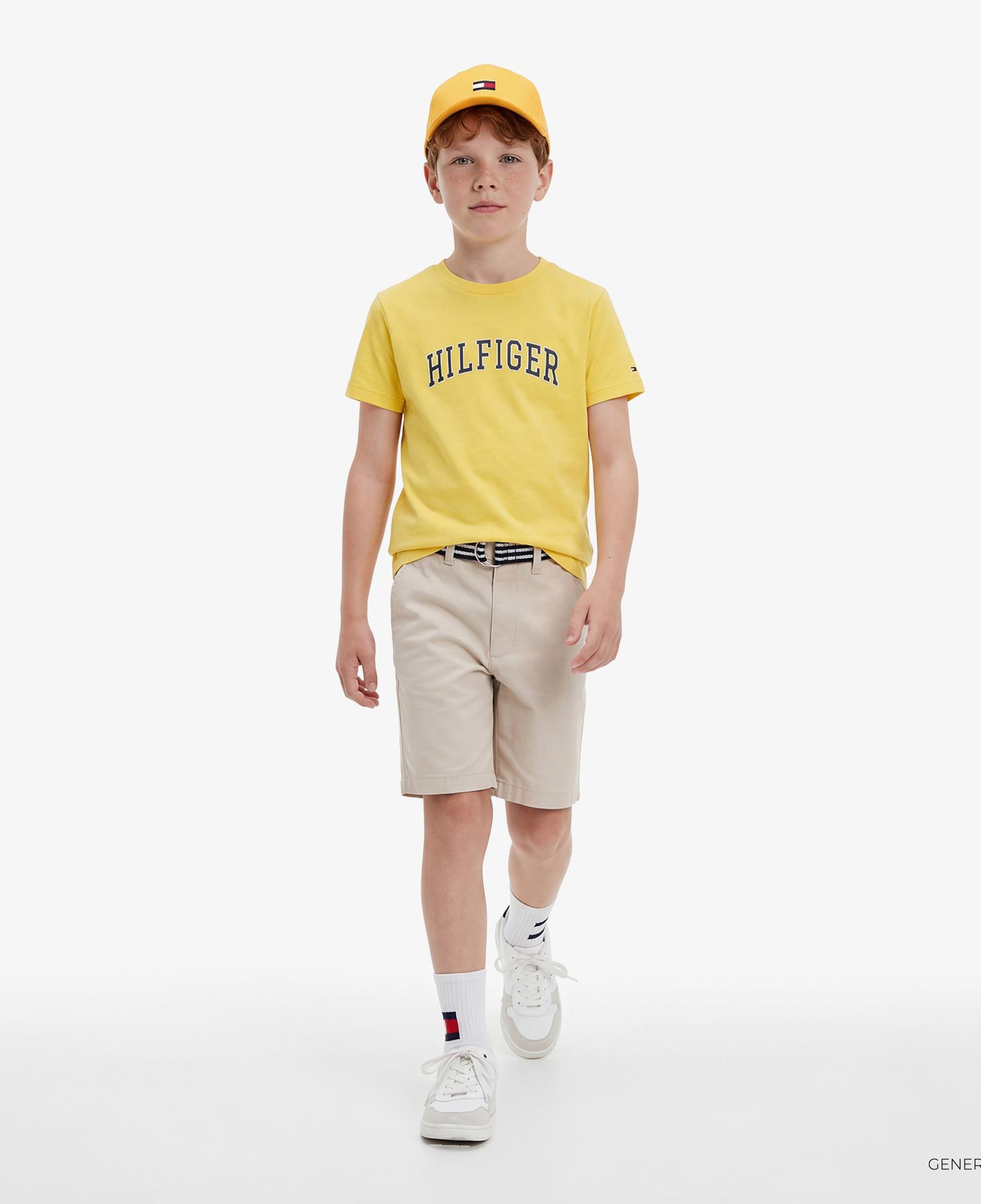 Tommy Hilfiger Graphic Çocuk Sarı T-Shirt