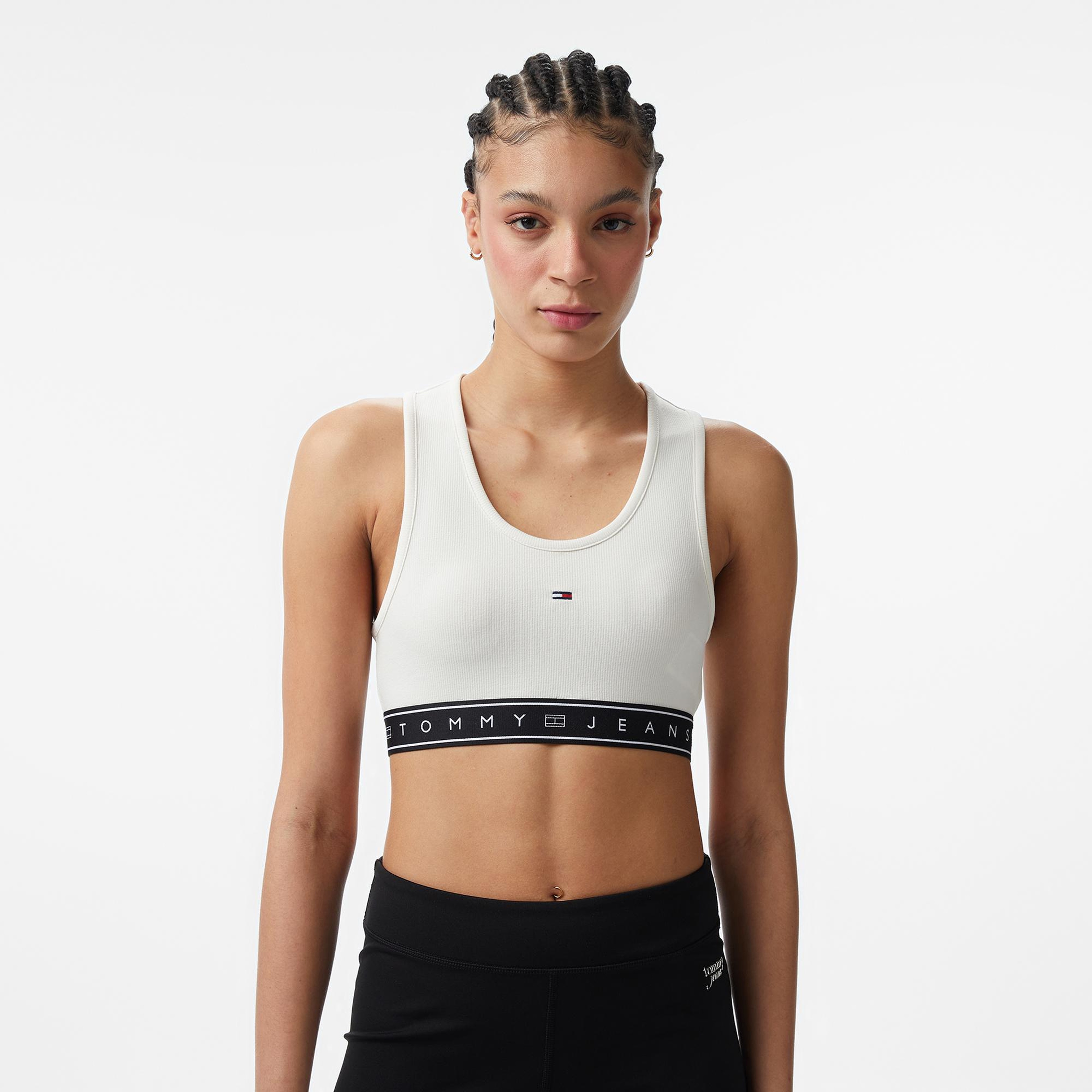 Tommy Hilfiger D3 Kadın Beyaz T-Shirt