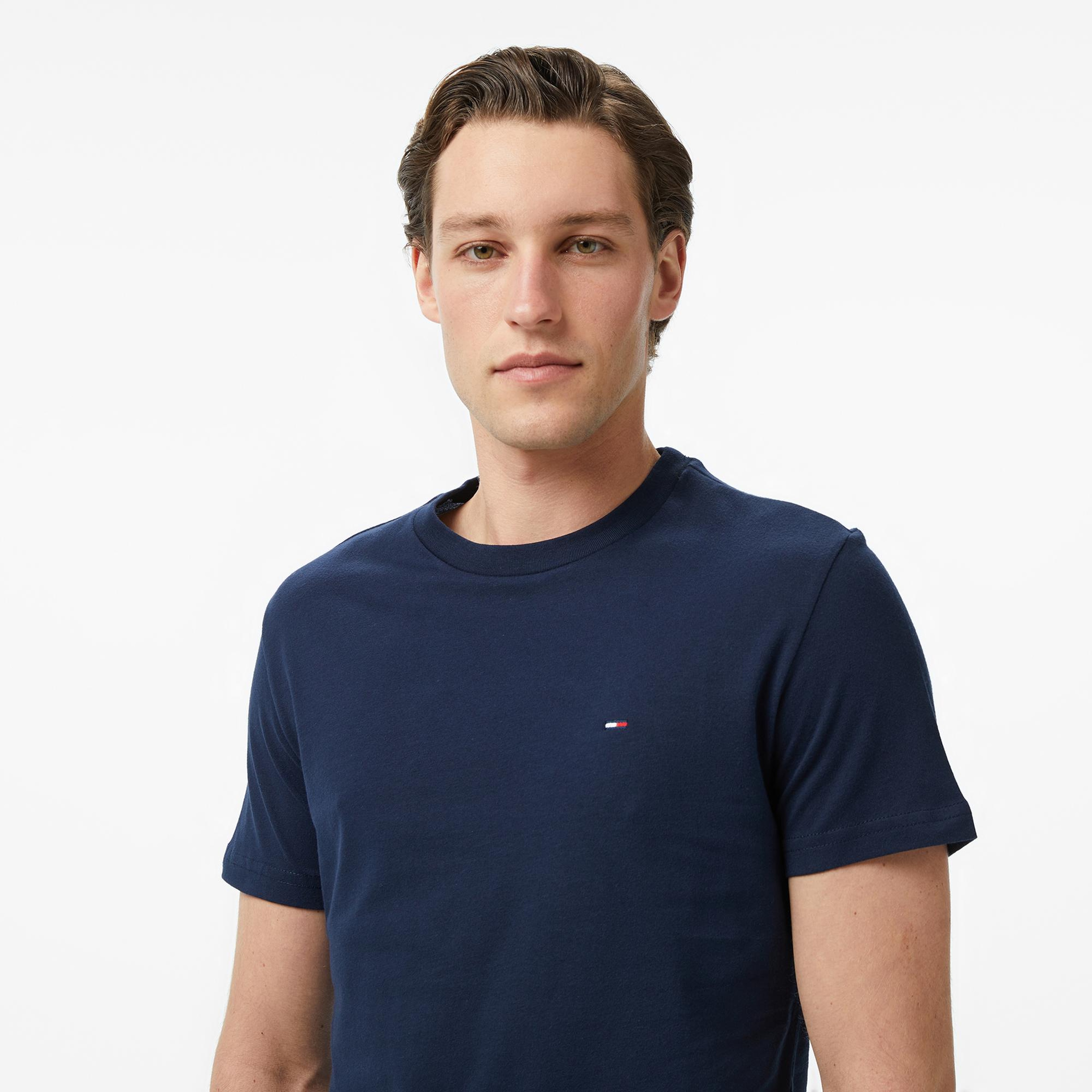 Tommy Hilfiger Classic Flag Erkek Renkli T-Shirt