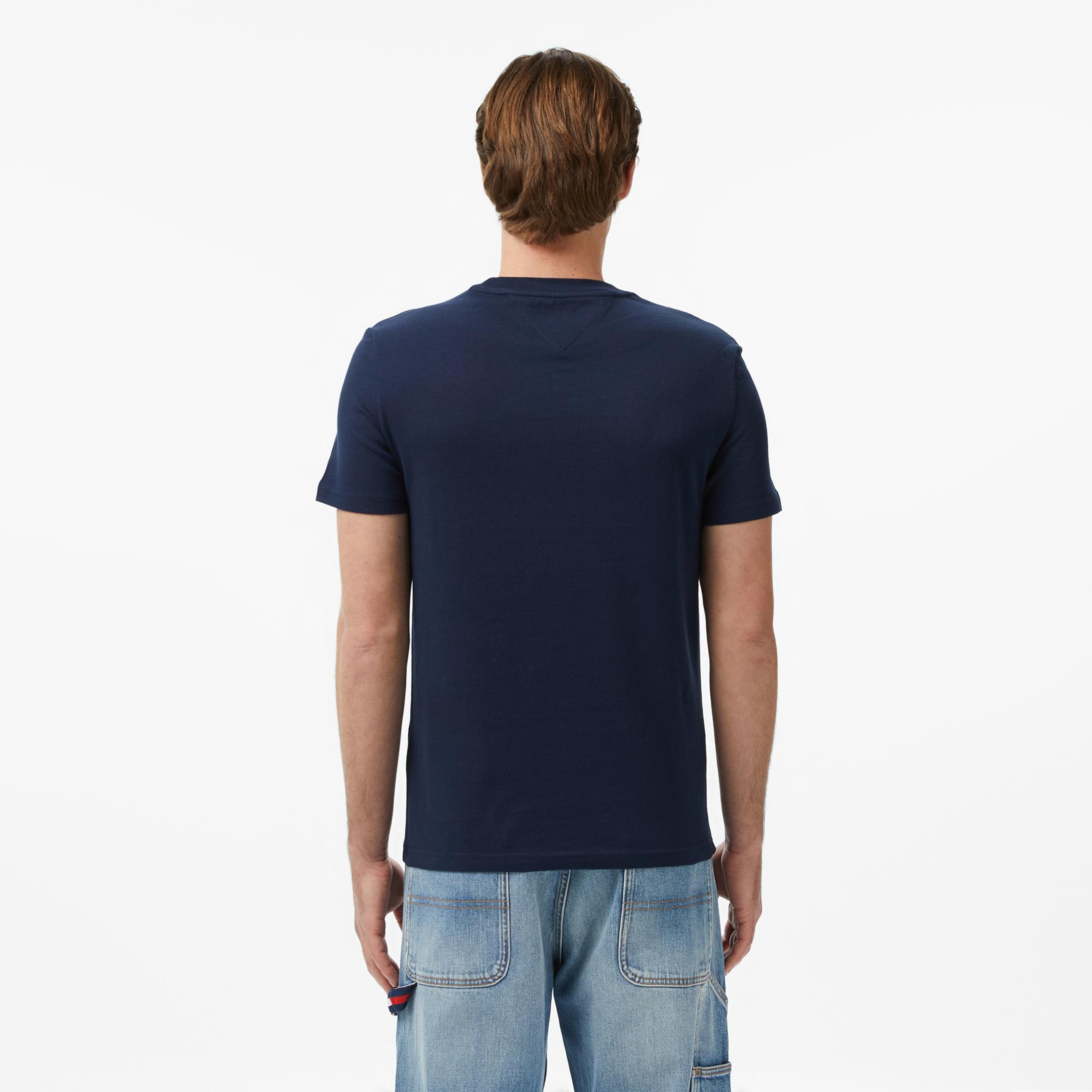 Tommy Hilfiger Classic Flag Erkek Renkli T-Shirt