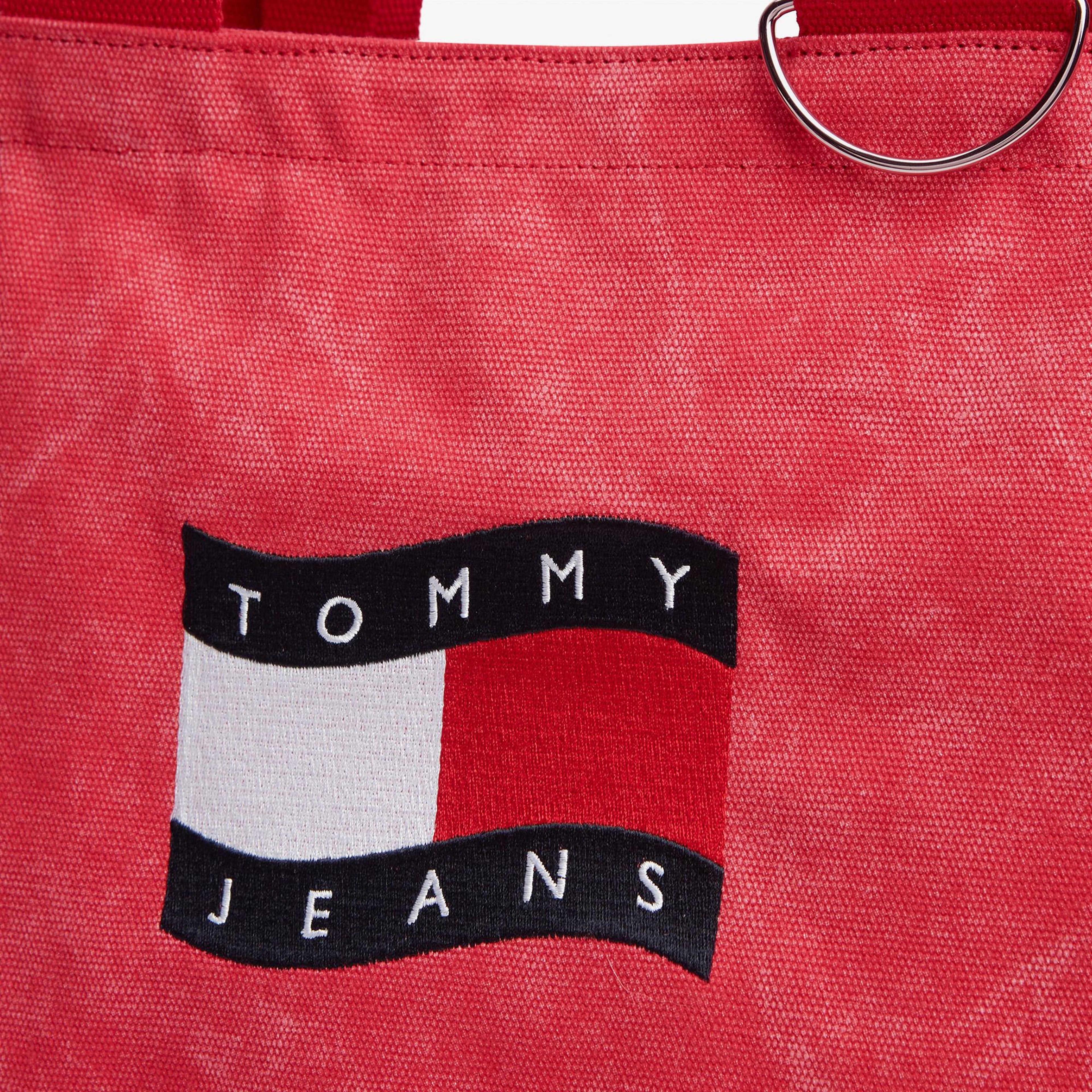 Tommy Hilfiger Wave Flag Kadın Kırmızı El Çantası