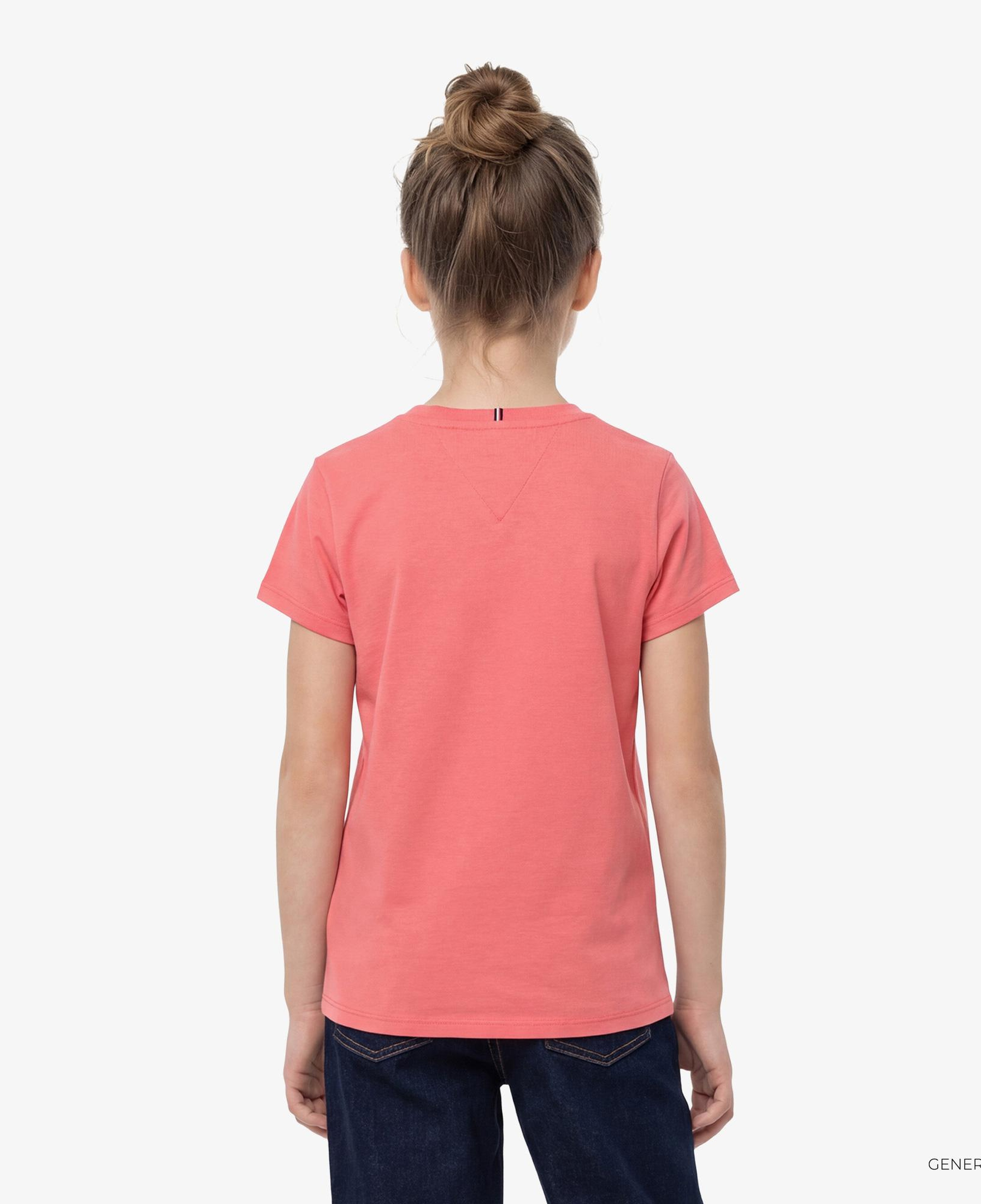 Tommy Hilfiger Script Çocuk Pembe T-Shirt