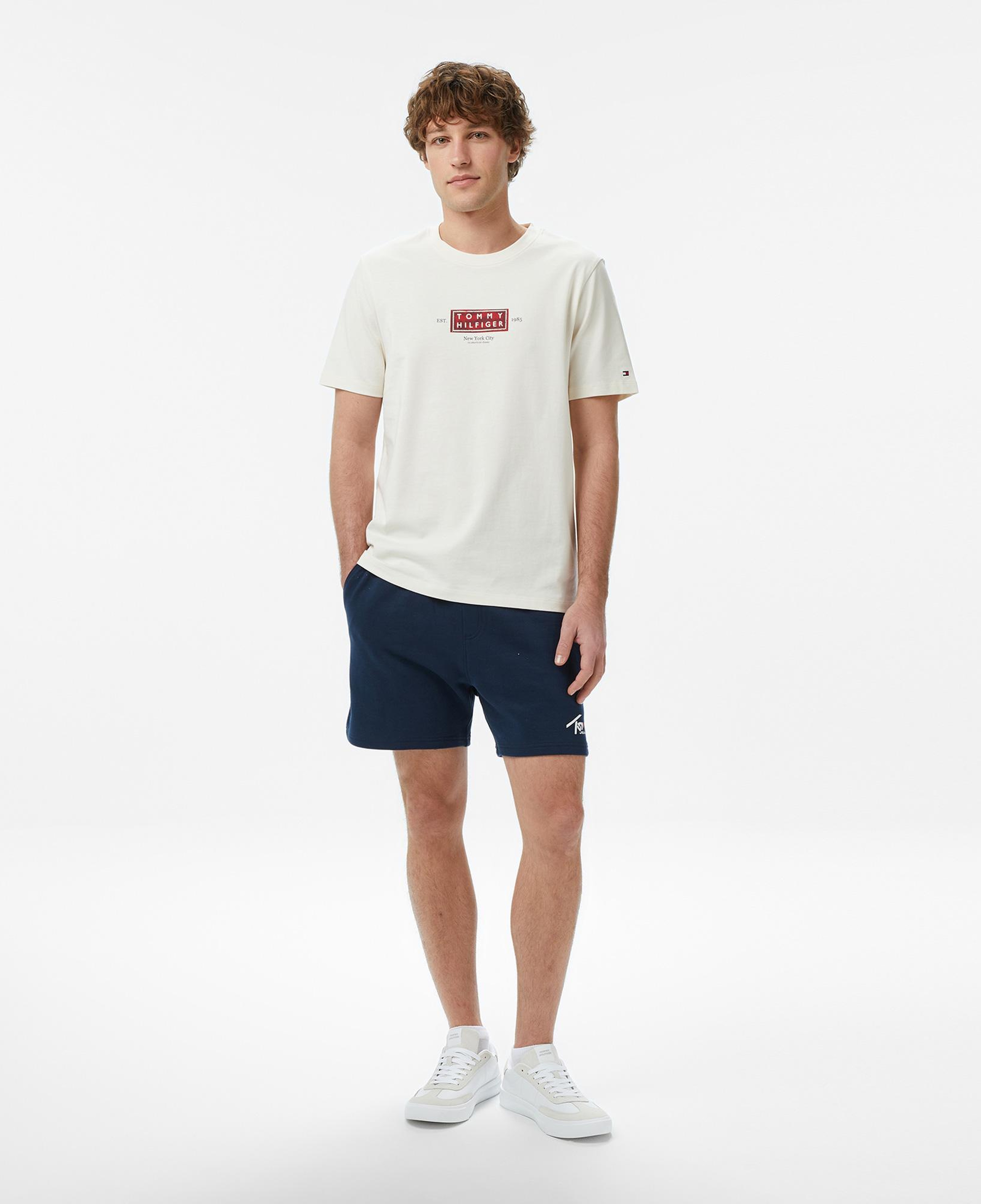 Tommy Hilfiger Heritage Series Erkek Krem Rengi T-Shirt