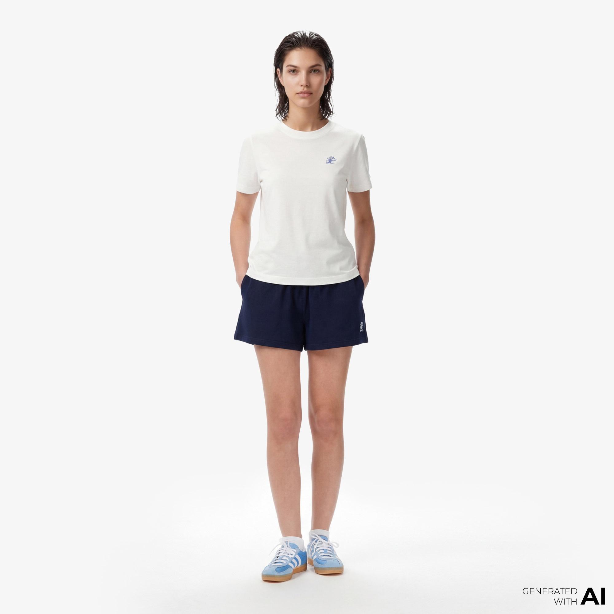 Tommy Hilfiger Script Kadın Beyaz T-Shirt