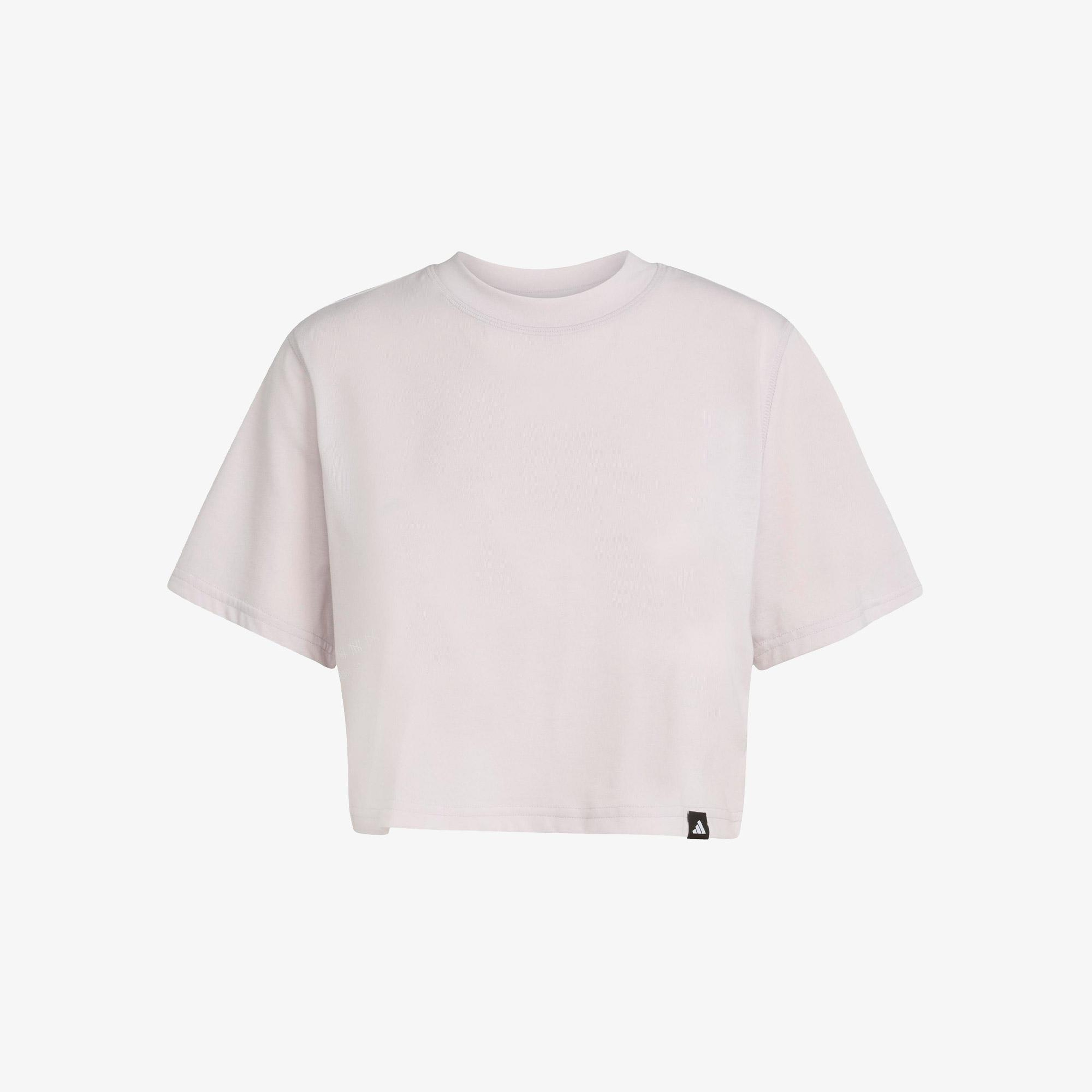 adidas Climacool Power Training Kadın Mor Crop T-Shirt