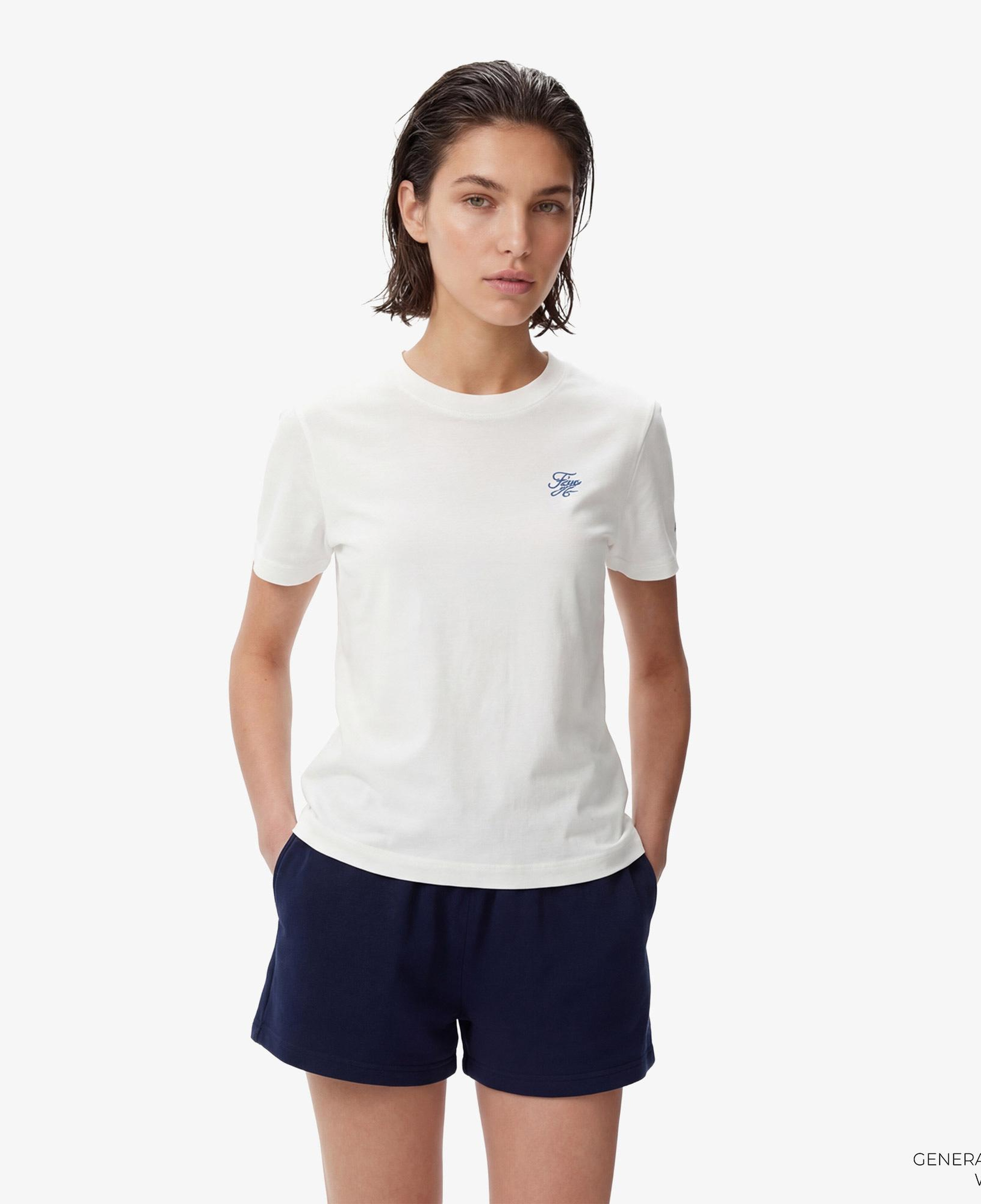 Tommy Hilfiger Script Kadın Beyaz T-Shirt
