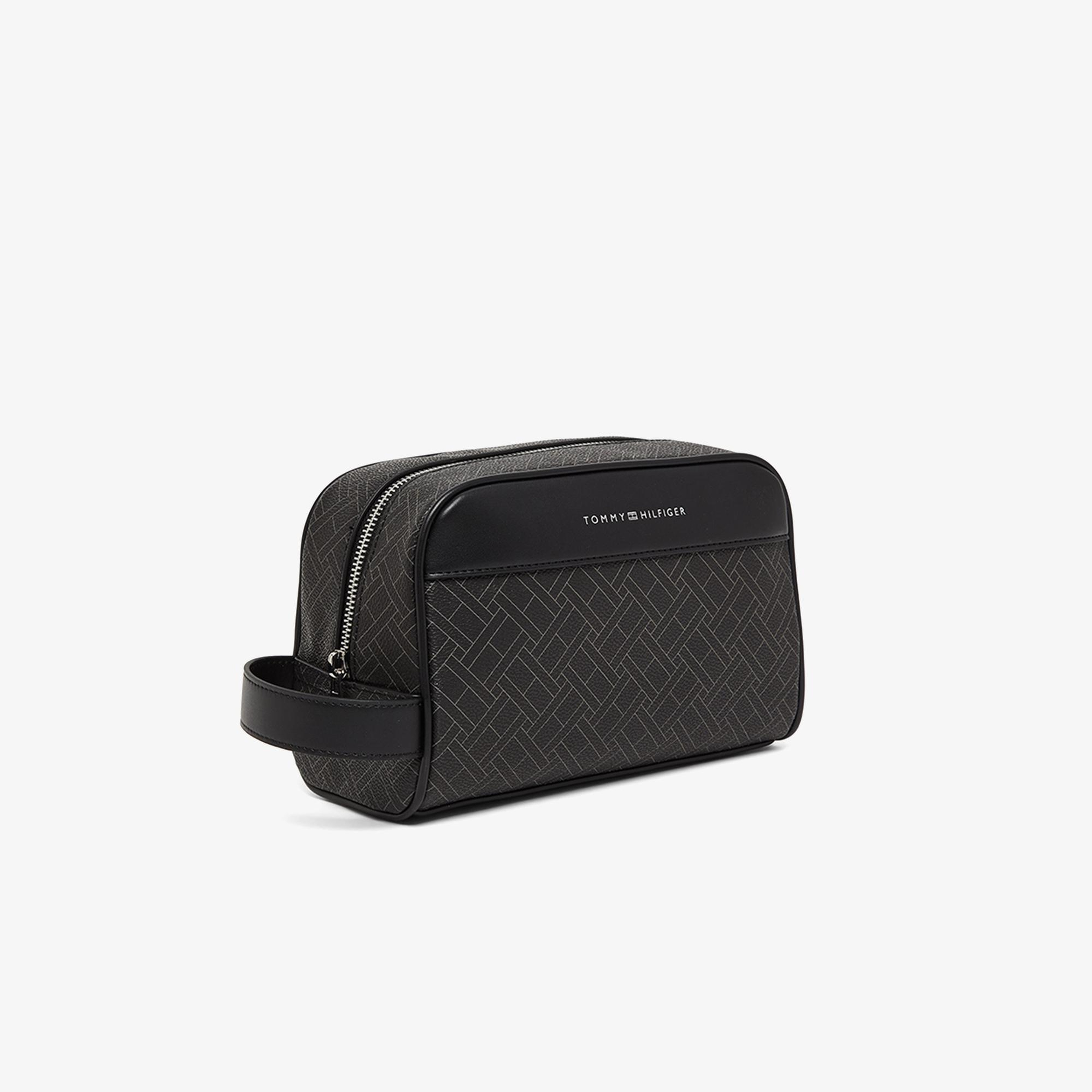 Tommy Hilfiger Flag Monogram Erkek Siyah Sırt Çantası