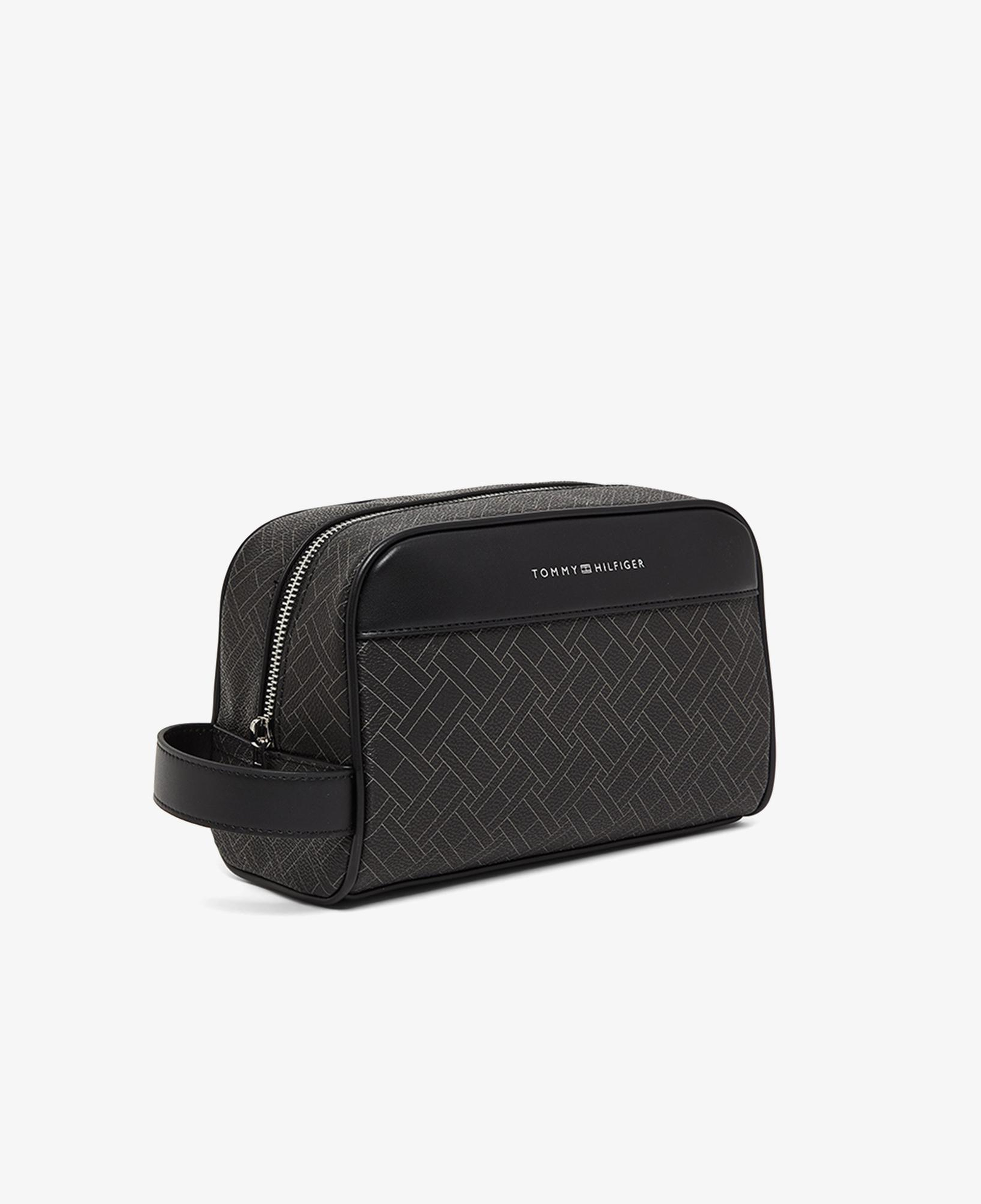 Tommy Hilfiger Flag Monogram Erkek Siyah Sırt Çantası