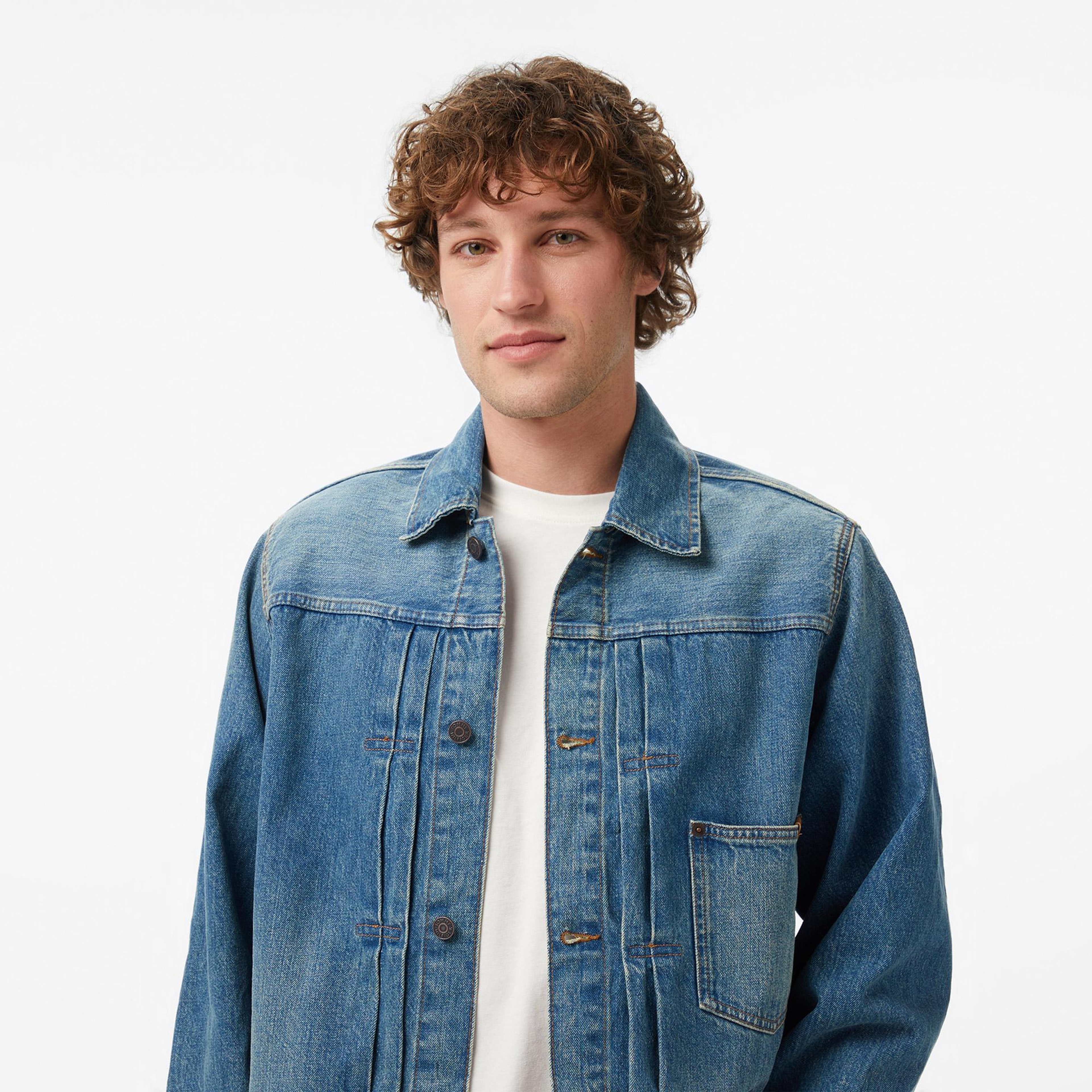 Tommy Hilfiger Denim Mainline Erkek Mavi Ceket