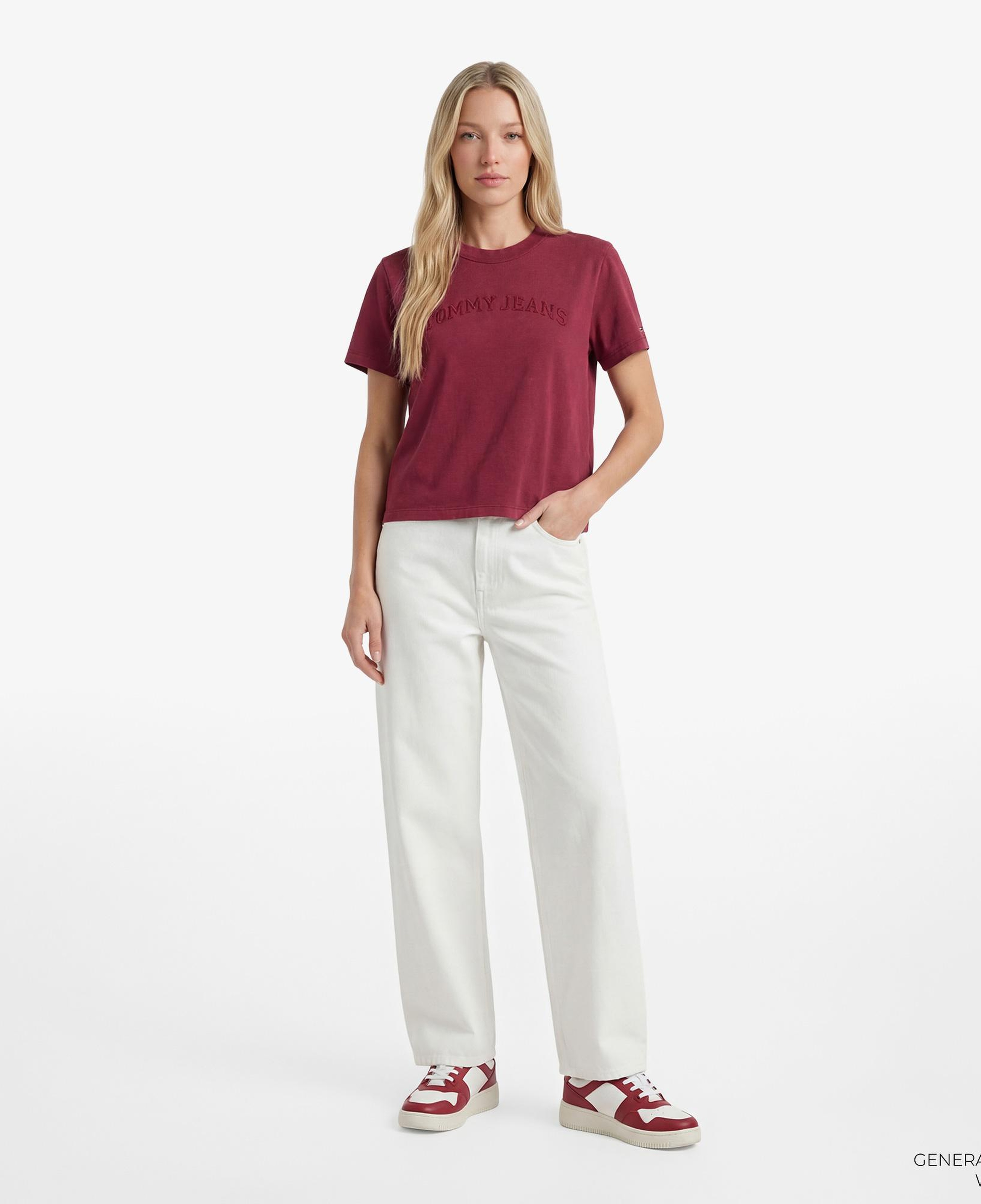 Tommy Hilfiger Varsity Prep Kadın Pembe T-Shirt