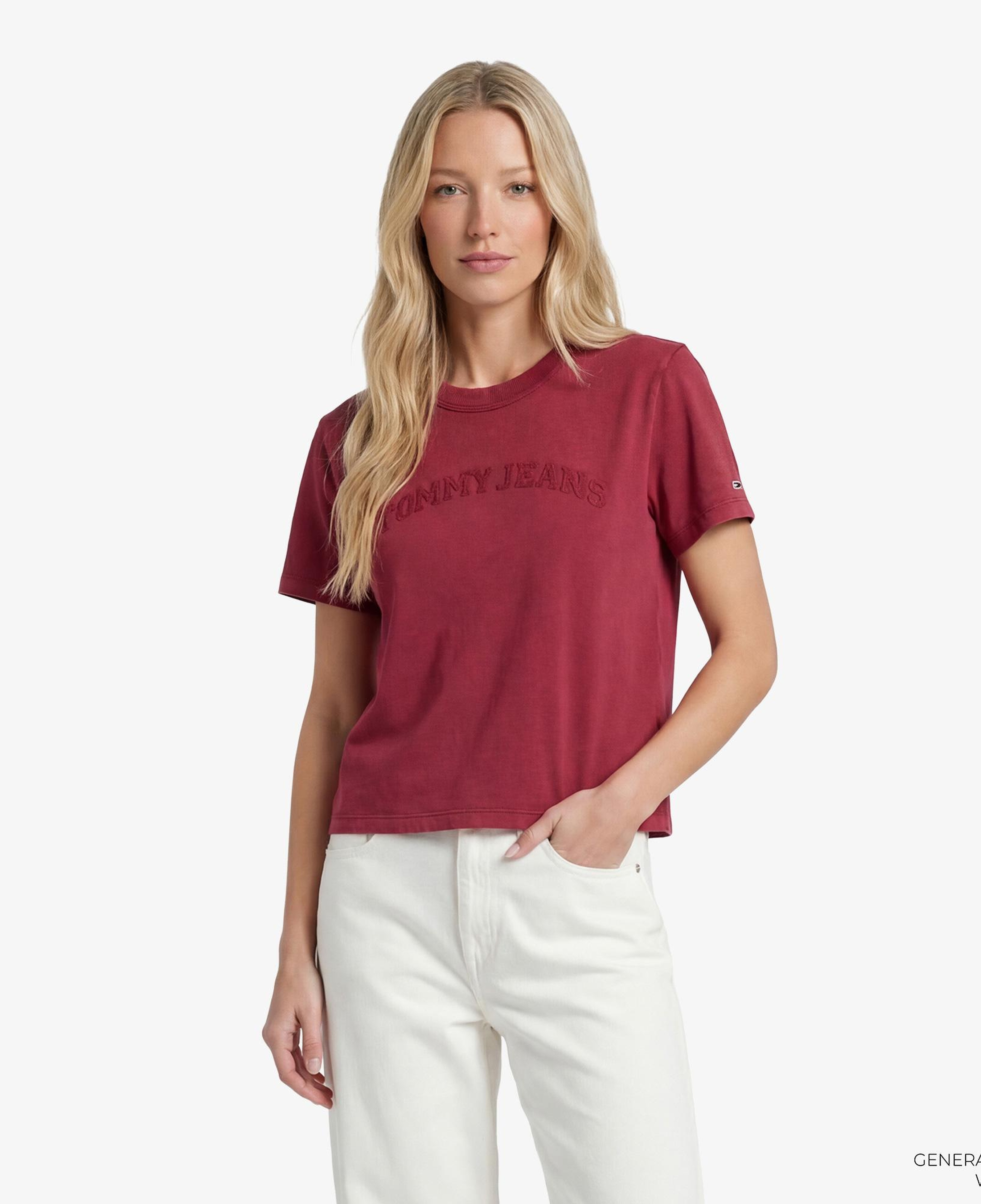 Tommy Hilfiger Varsity Prep Kadın Pembe T-Shirt