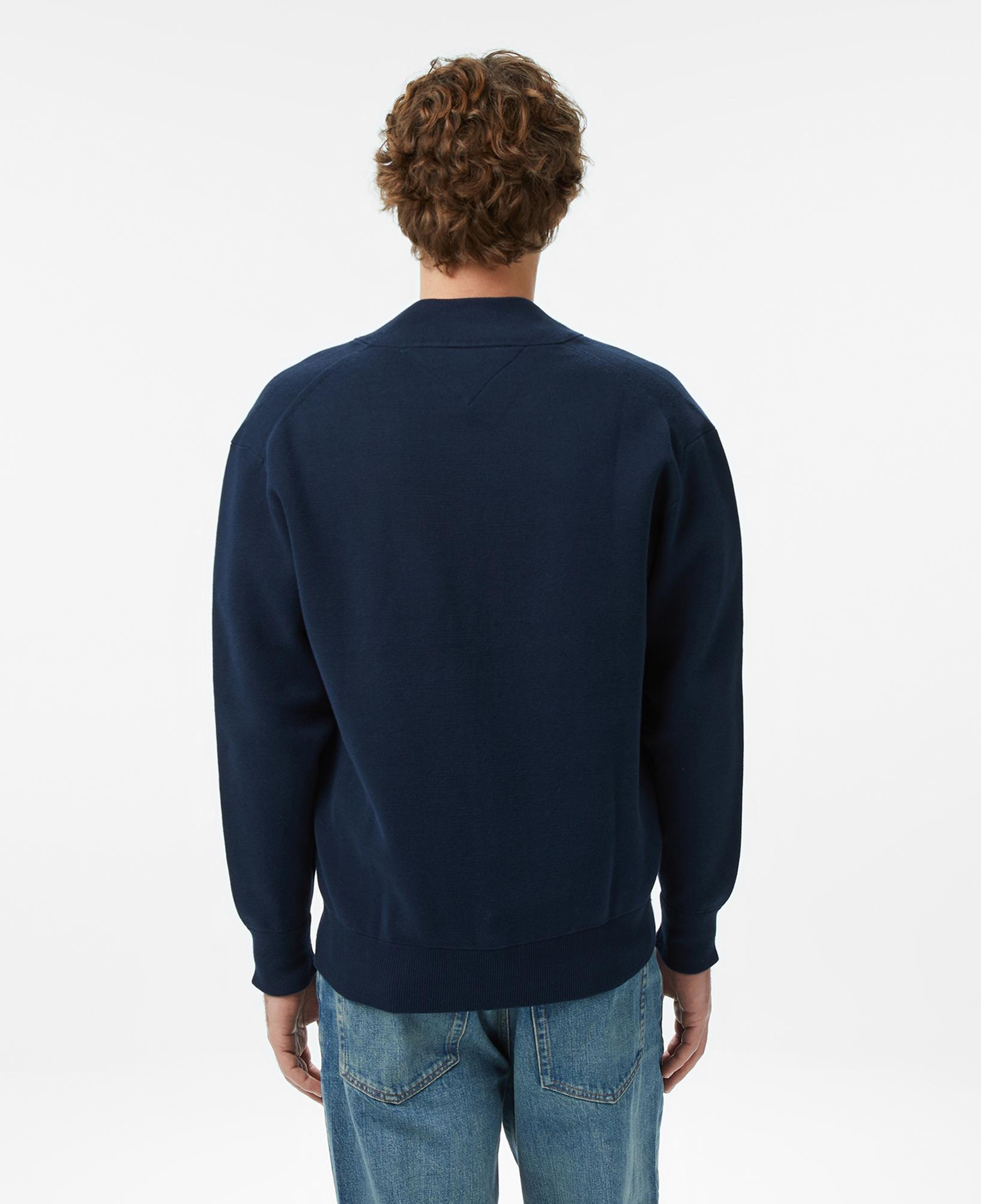 Tommy Hilfiger Seasonal Fabric Erkek Lacivert Triko