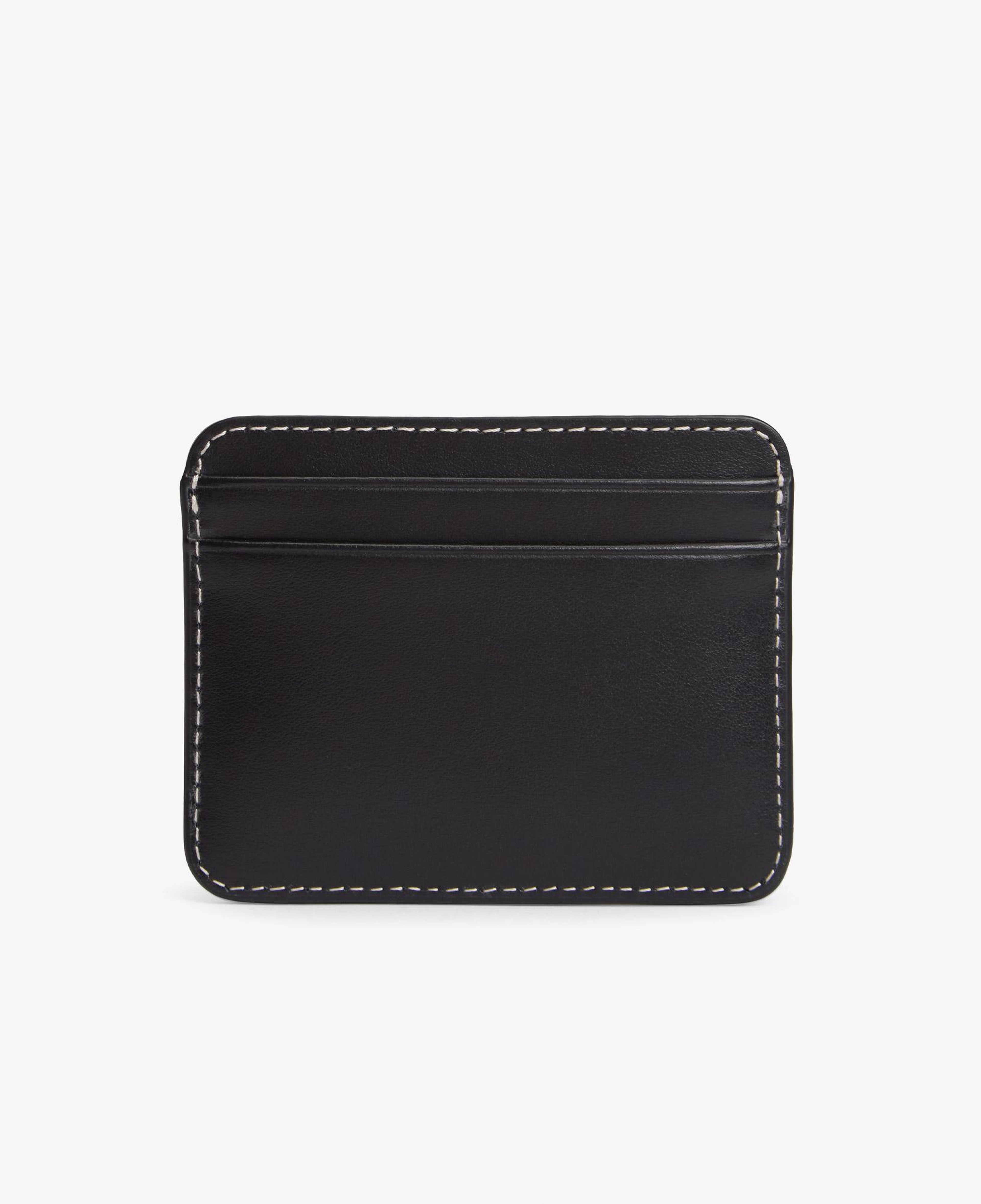 Tommy Hilfiger Script Leather Kadın Siyah Kartlık