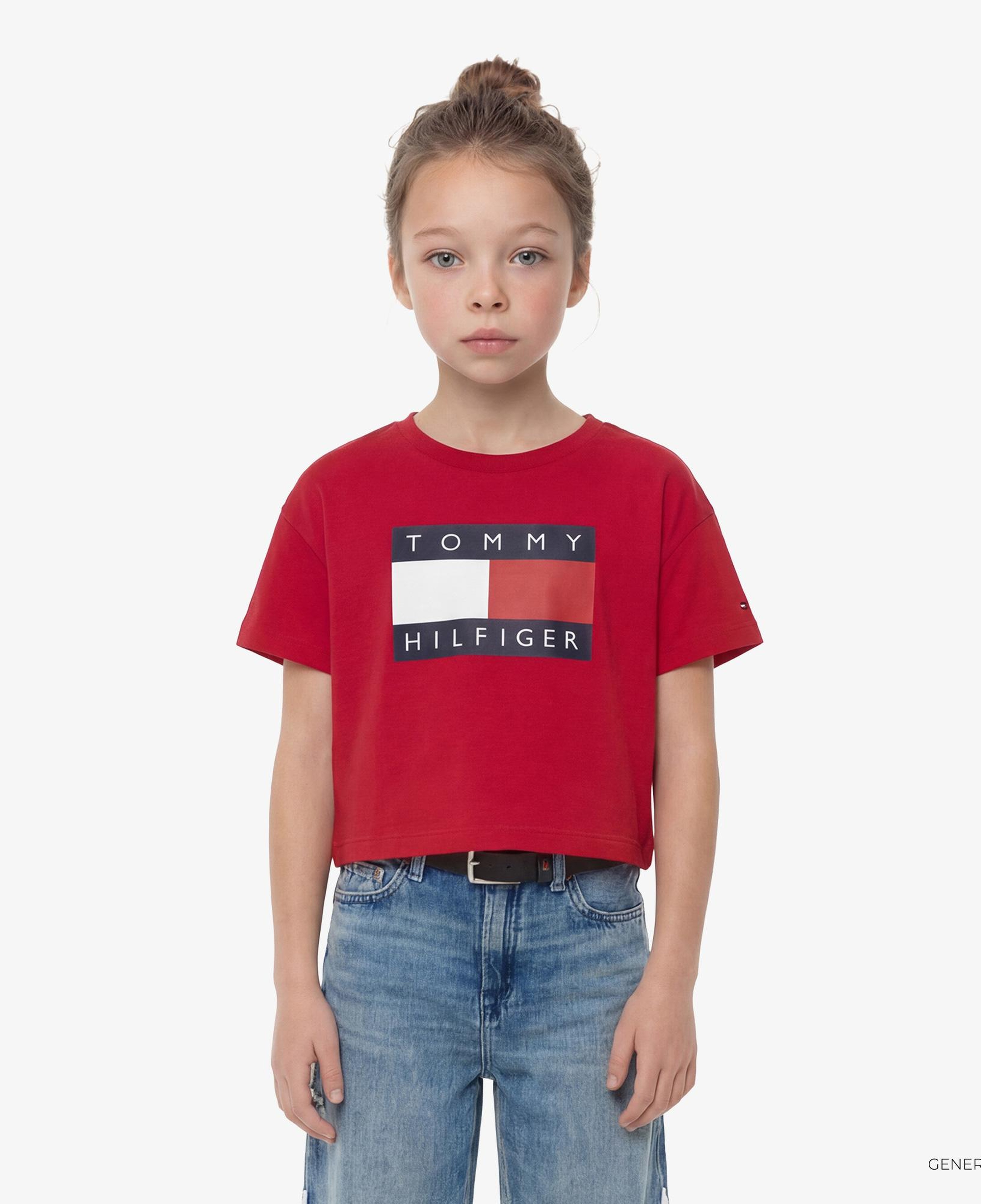 Tommy Hilfiger Heritage Çocuk Kırmızı T-Shirt