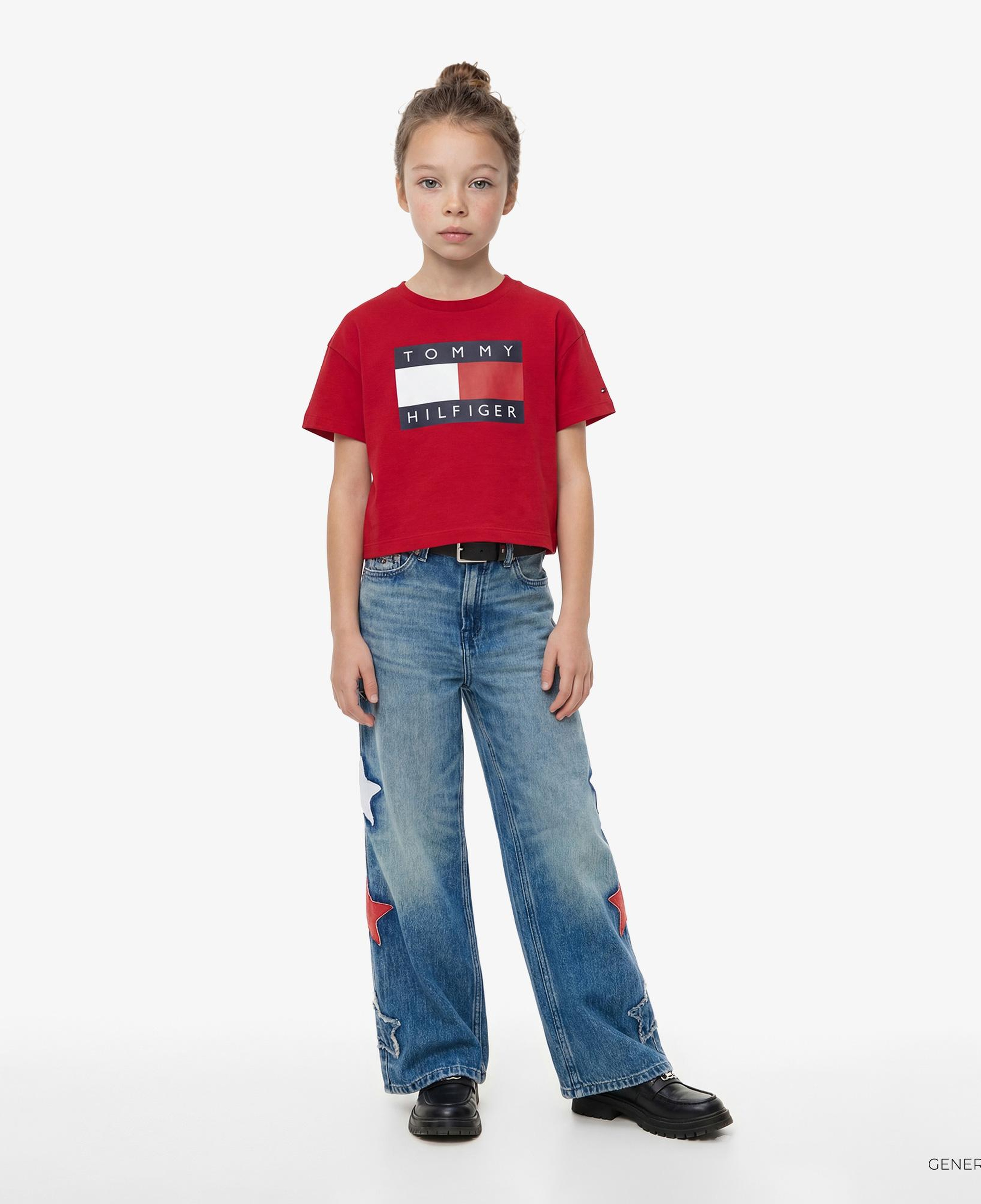 Tommy Hilfiger Heritage Çocuk Kırmızı T-Shirt