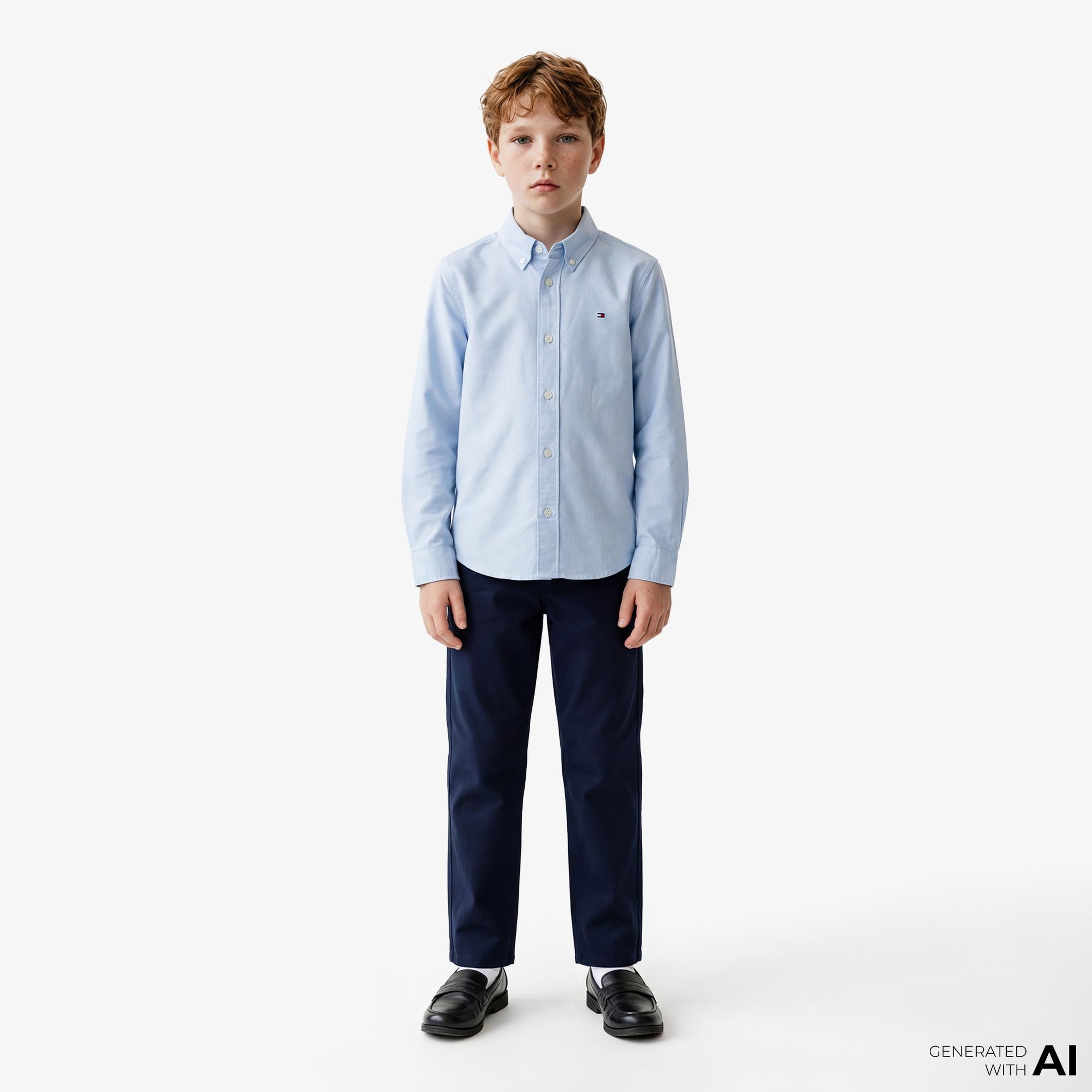 Tommy Hilfiger Essentials Çocuk Lacivert Pantolon